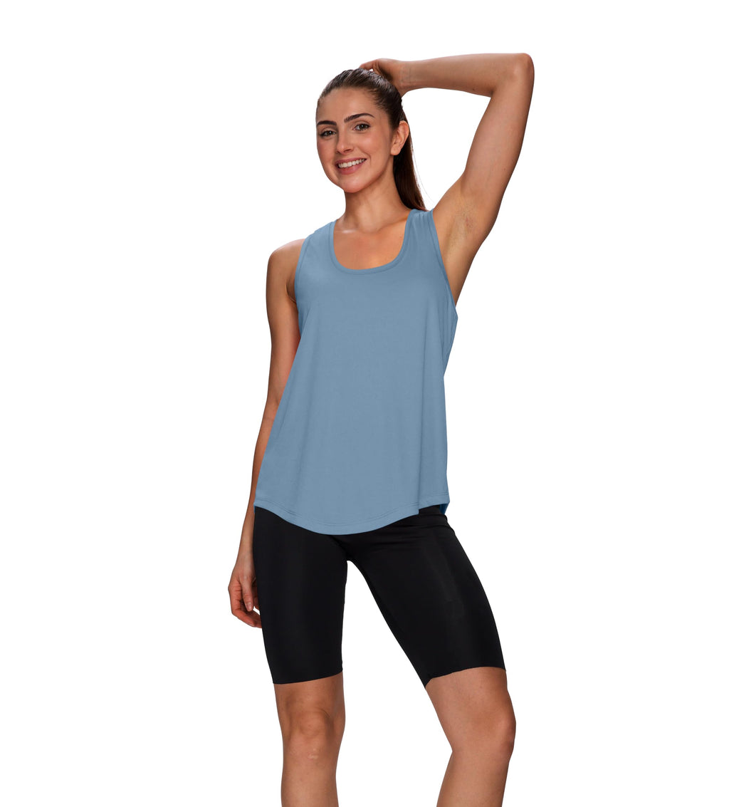 WIHOLL Workout Tops for Women Summer Athletic Tank Tops Sleeveless Shirts Beach Lightweight Gym Clothes