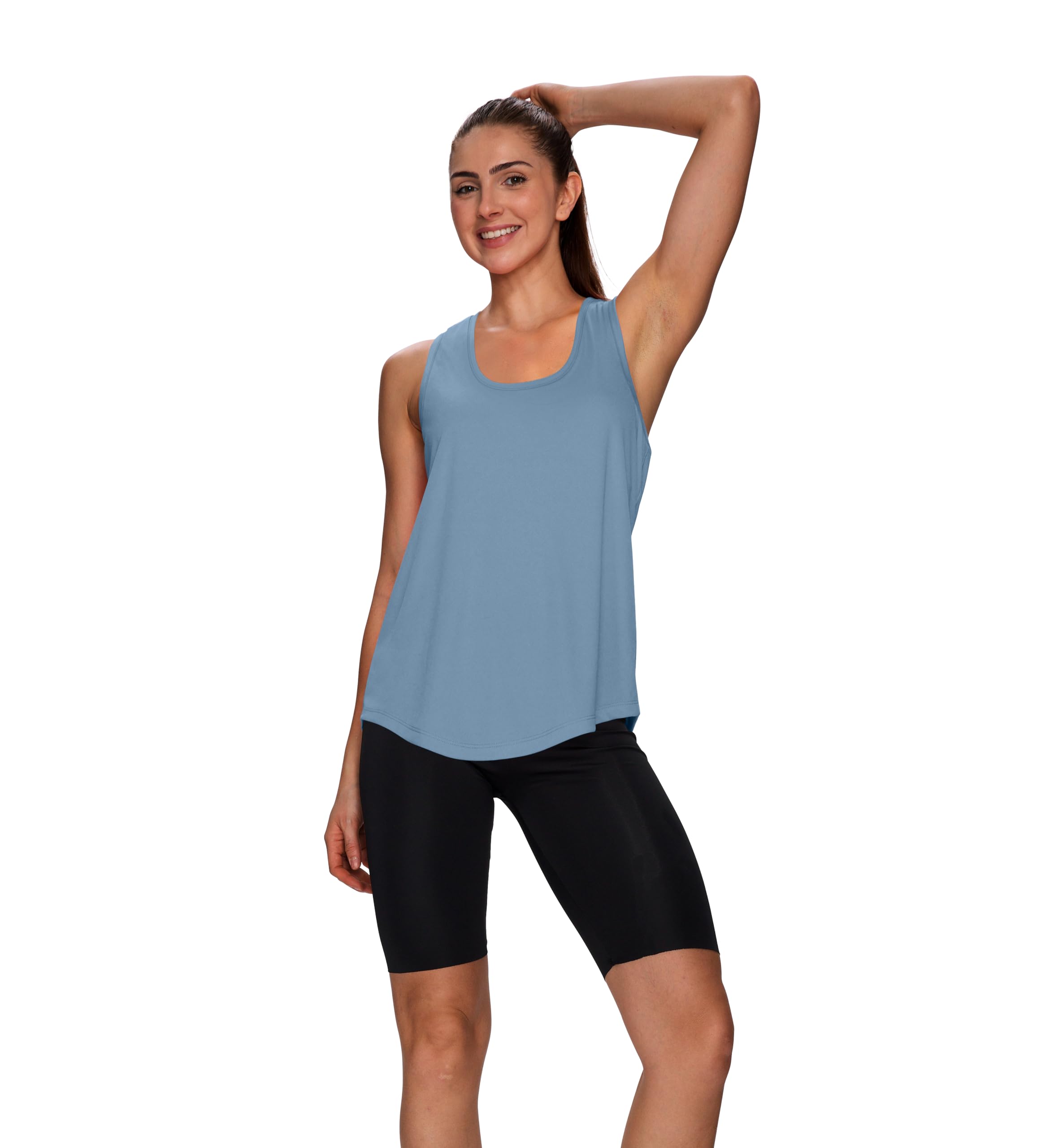 WIHOLL Workout Tops for Women Summer Athletic Tank Tops Sleeveless Shirts Beach Lightweight Gym Clothes