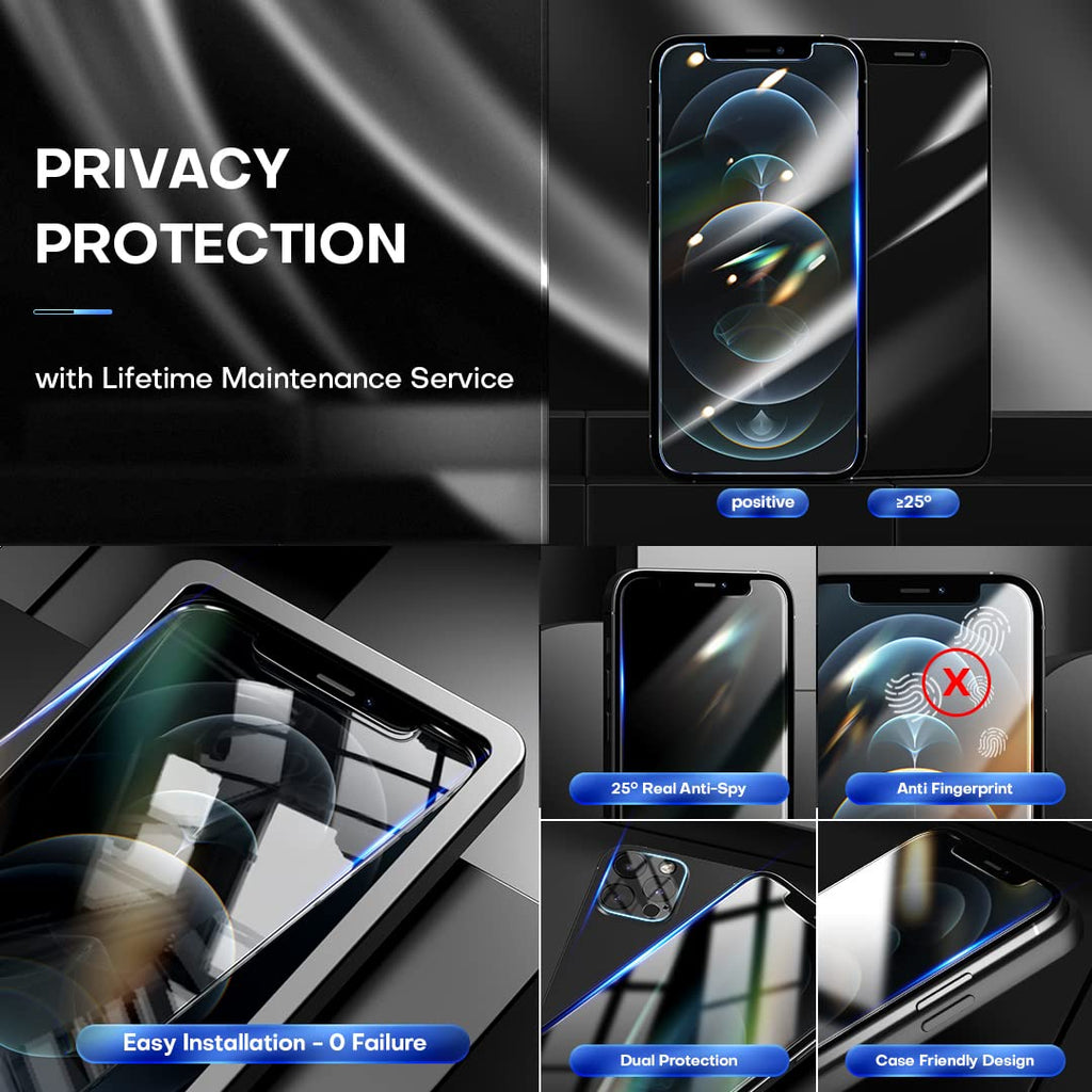 TOCOL [3 Pack] Compatible for Google Pixel 6 5G 6.4'' Tempered Glass Screen Protector & Glass Camera Lens Protector, Case Friendly, Anti-Scratch [Alignment Tool] [Fingerprint Unlock]
