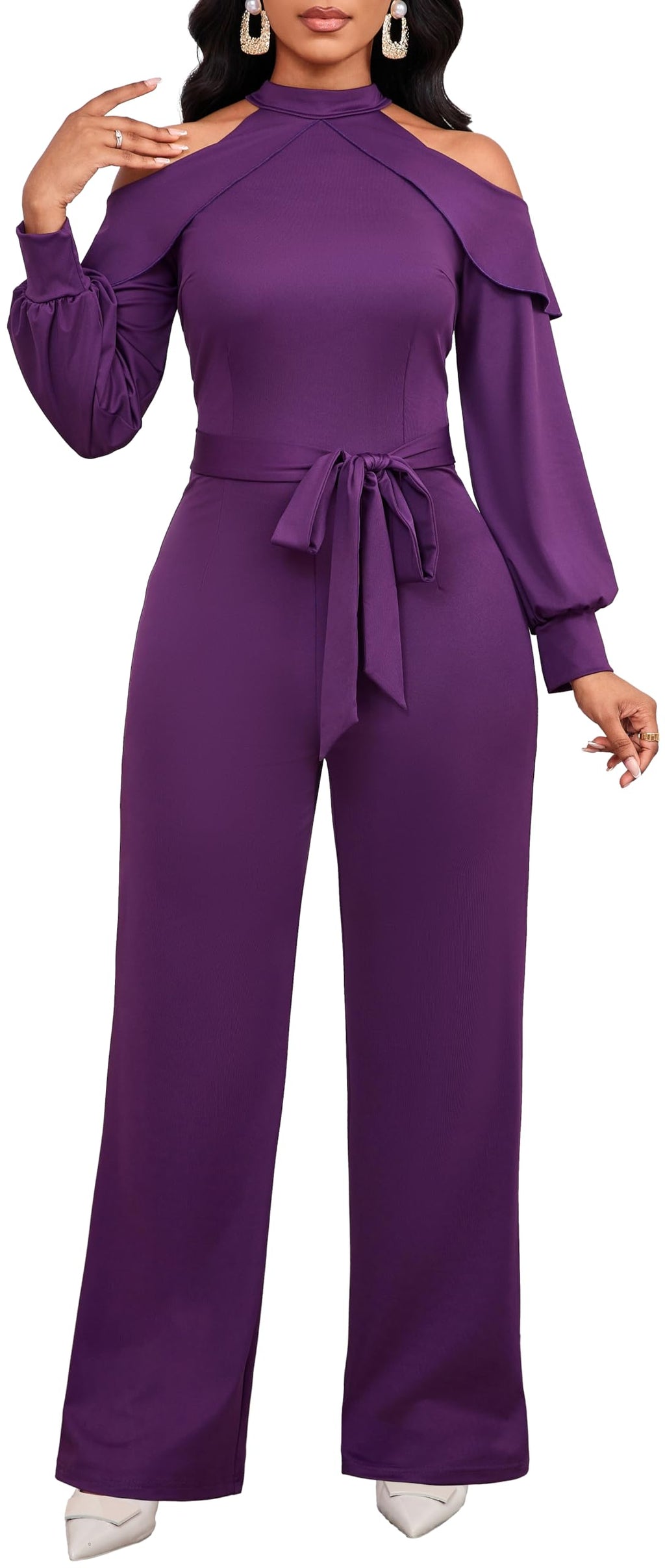Jumpsuit for Women Sexy Elegant Long Straight Pants Cocktail Printing Jumpsuits Party Club with Zipper