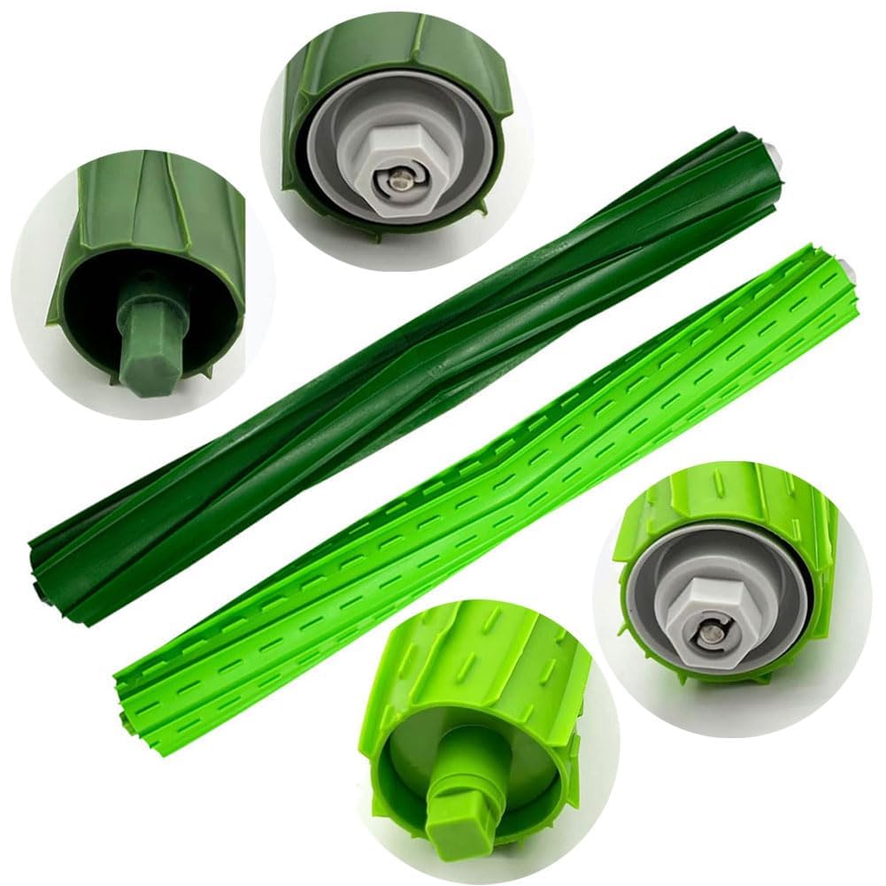 Replacement Parts Fit for iRobot Roomba s9 (9150) s9+ (9550) s Series Wi-Fi Connected Robot Vacuum Kits (2 Rubber Brushes, 4 Filters, 6 Side Brushes)