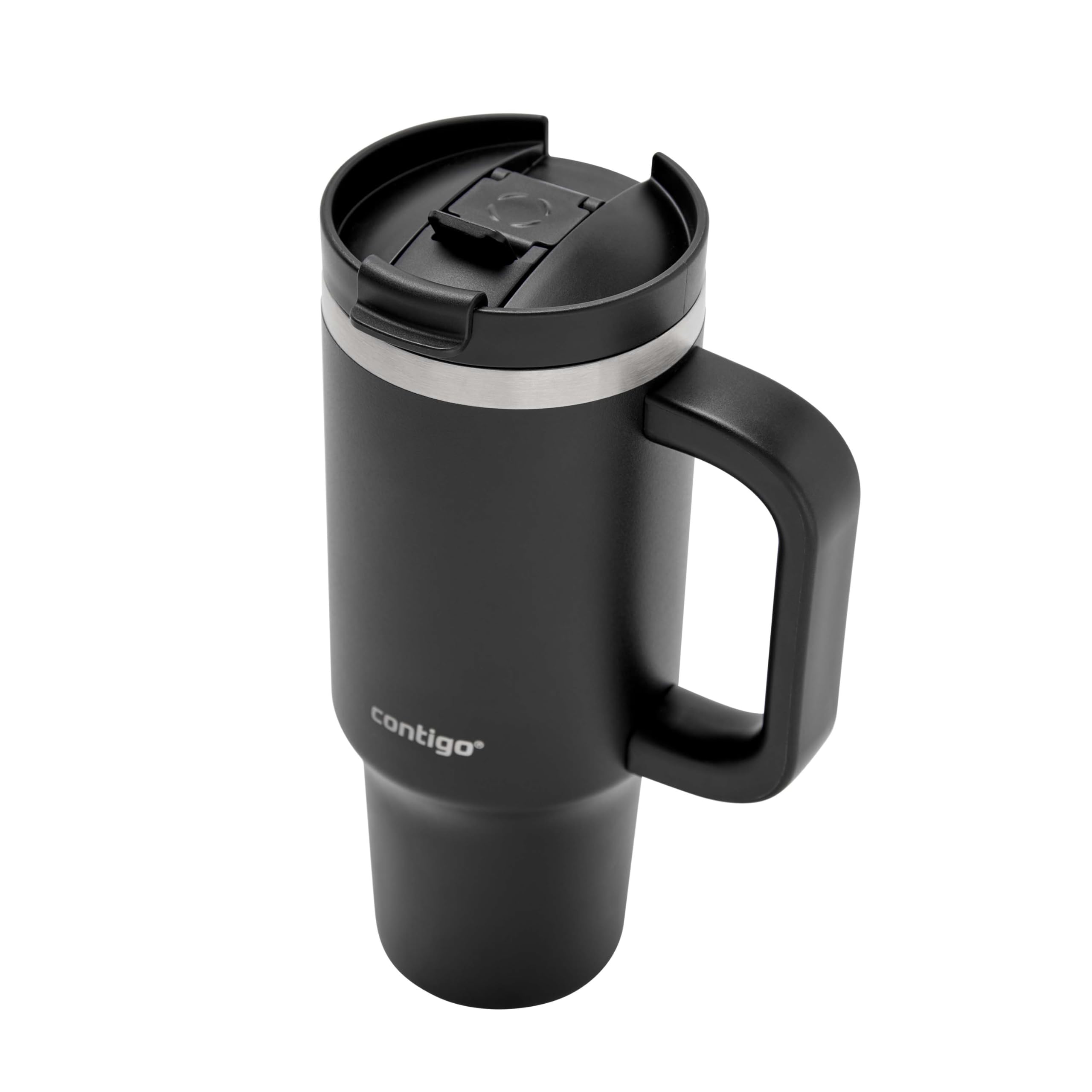 Contigo Streeterville 30oz Tumbler, Stainless Steel Vacuum Insulated, Leak-Proof, Cold for 29 Hours, Fits in cupholders, Licorice