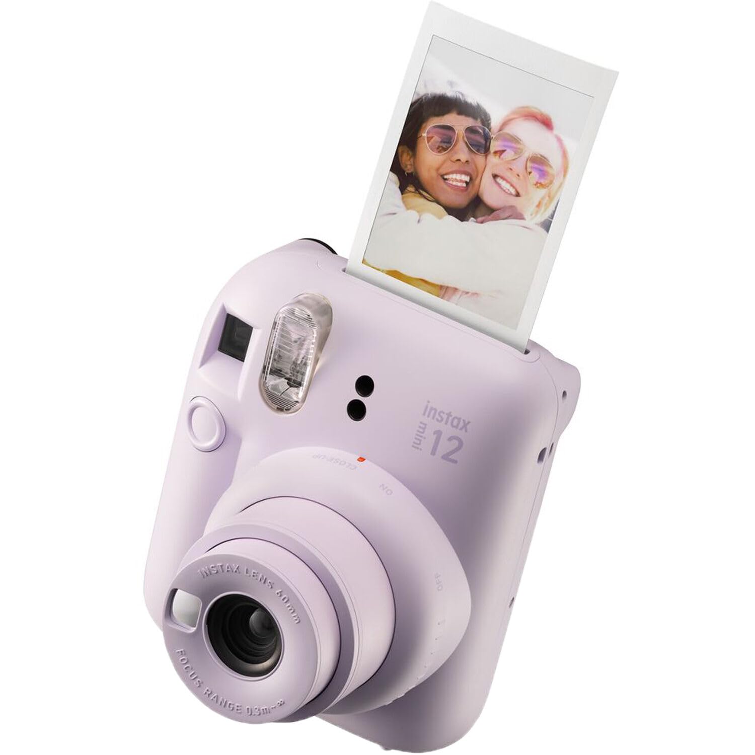 Fujifilm Instax Mini 12 Instant Camera + MiniMate Accessory Bundle & Compatible Custom Case + Fuji Instax Film Value Pack (50 Sheets) Flamingo Designer Photo Album (Mint Green)
