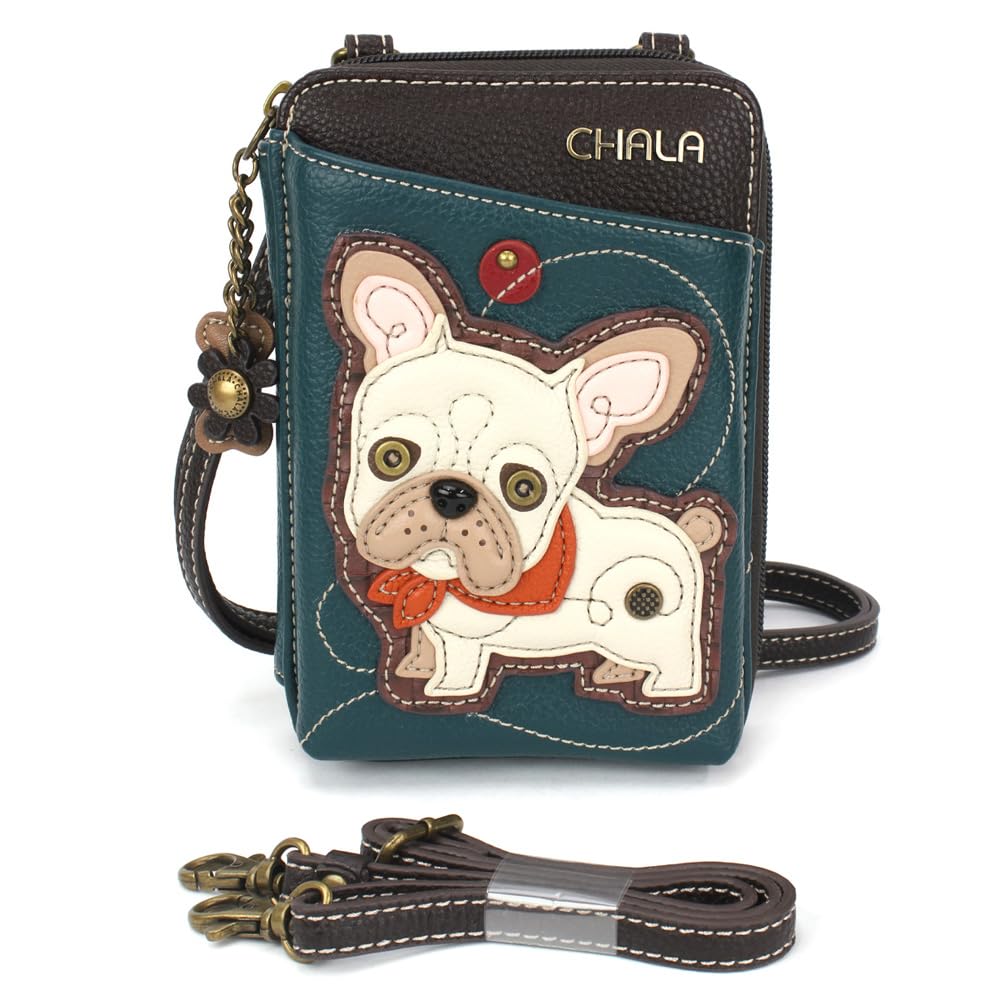 CHALA Wallet Crossbody Cell Phone Purse - Women Faux Leather Multicolor Handbag with Adjustable Strap
