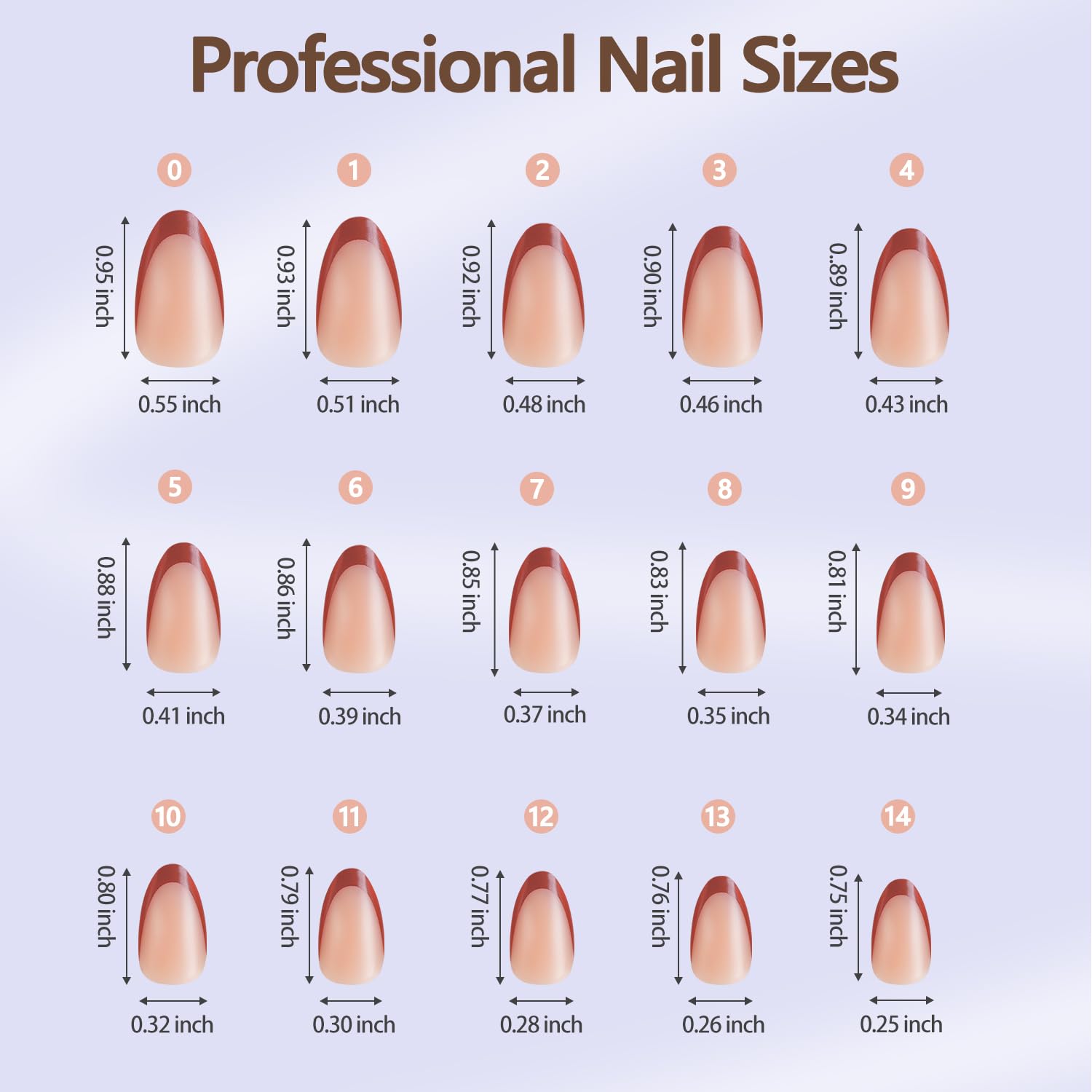 Misssix XBASICTIPS French Tip Press On Nails, 300Pcs French Gel Nail Tips Long Square, Soft Gel Pre-shaped No Need to File 3 in 1 Tips, Fake Nails for Nail Art DIY Extension Designs 15 Sizes