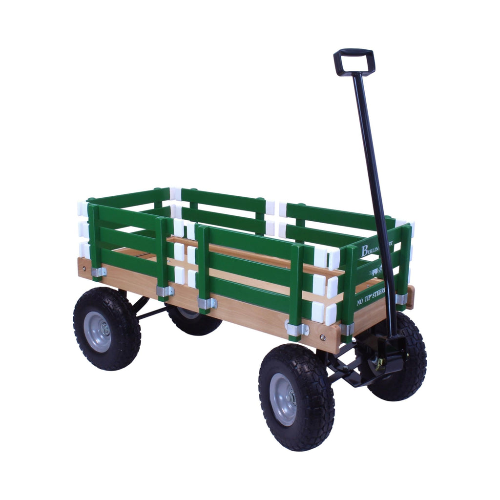 Berlin Flyer Sport Wagon - Model F410 - Amish Made in Ohio, USA - 10" No-Flat Tires (Blue)