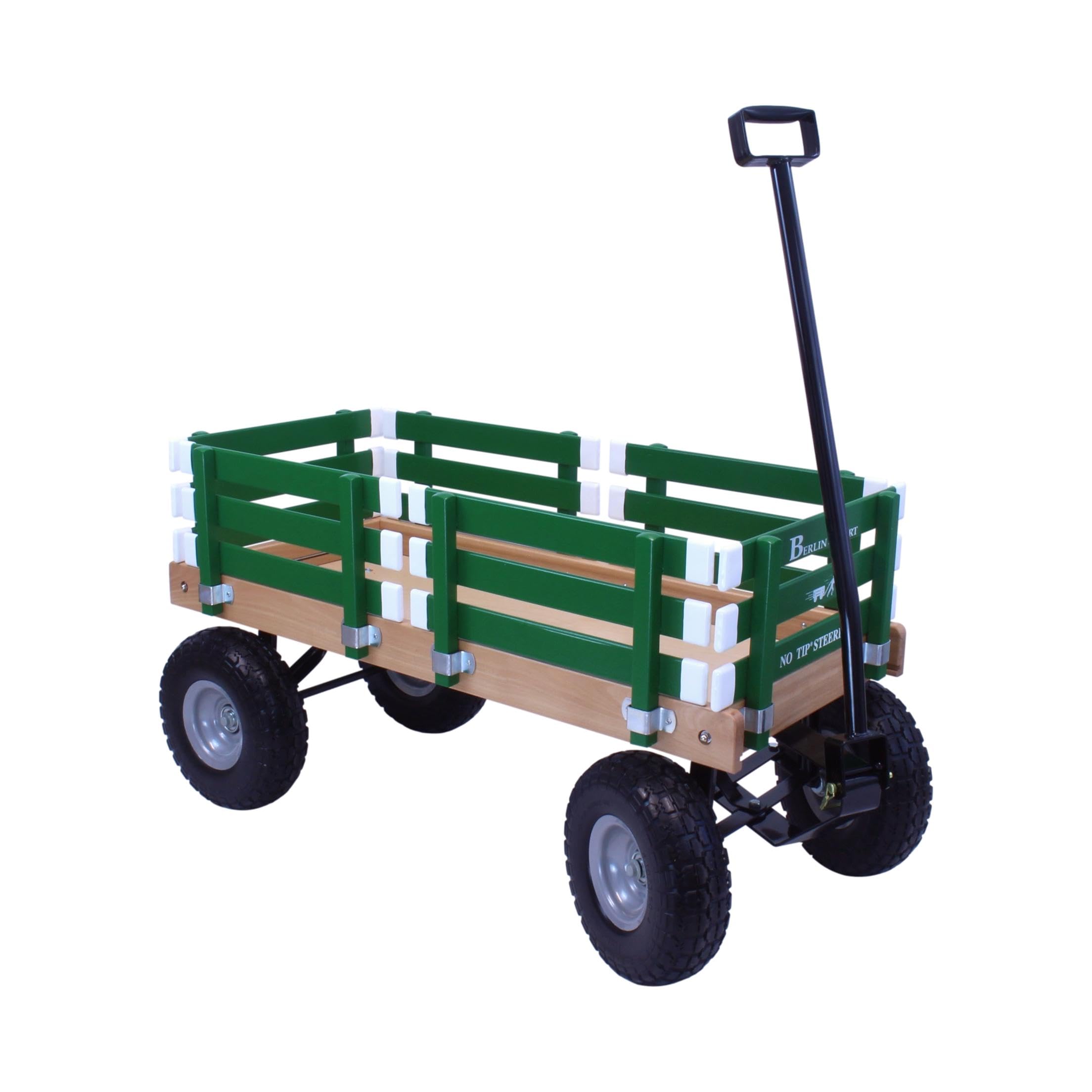 Berlin Flyer Sport Wagon - Model F410 - Amish Made in Ohio, USA - 10" No-Flat Tires (Blue)