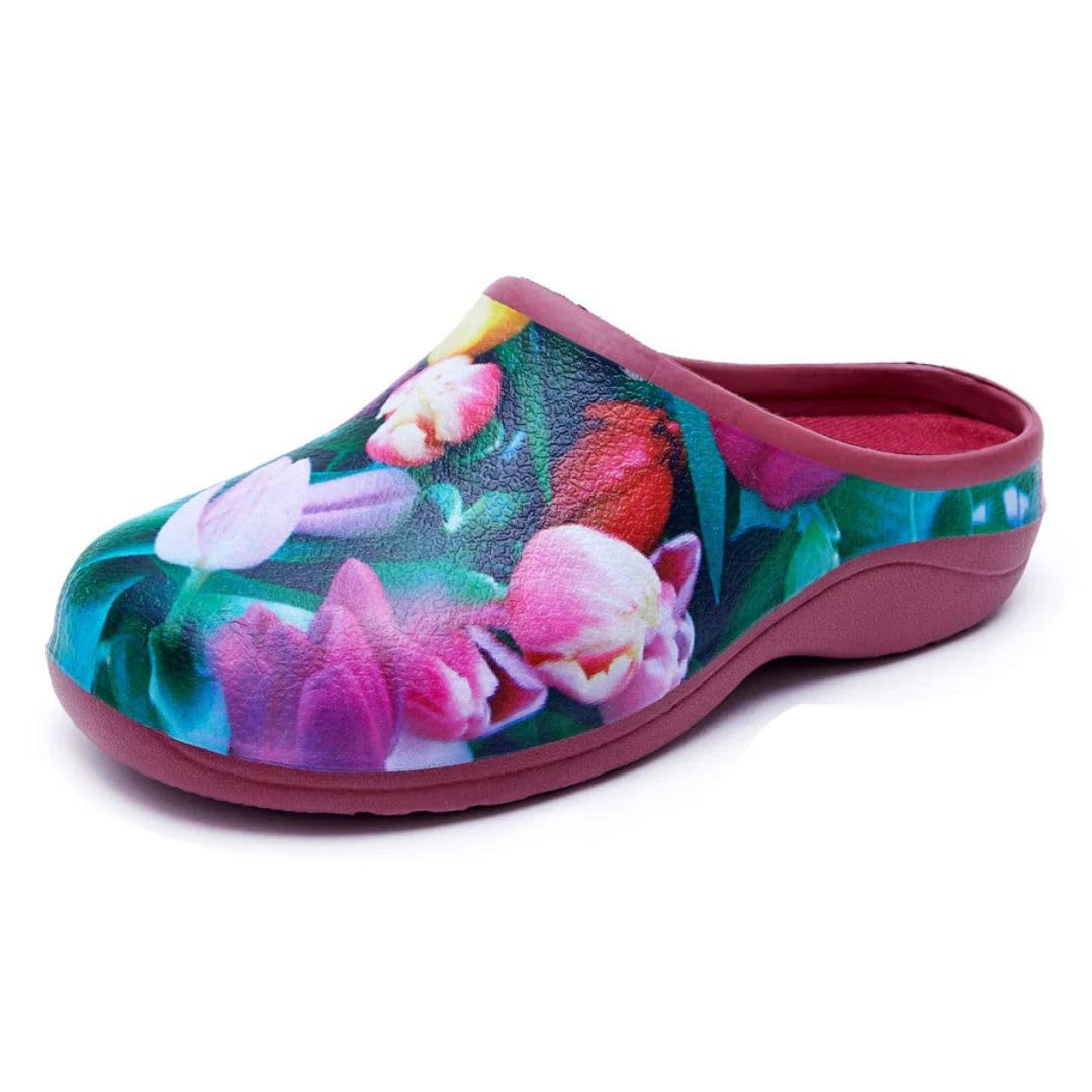 Backdoorshoes Waterproof Premium Garden Clog Shoes for Women with Arch Support
