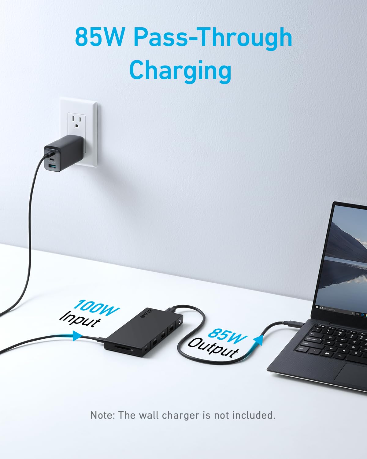 Anker USB C Hub (10-in-1), Dual Monitor with 4K HDMI, Max 100W Power Delivery, Dual 4K HDMI Ports, 4 USB-A/USB-C Data Ports, Ethernet and SD Card Reader for Dell Laptop, ThinkPad, and More