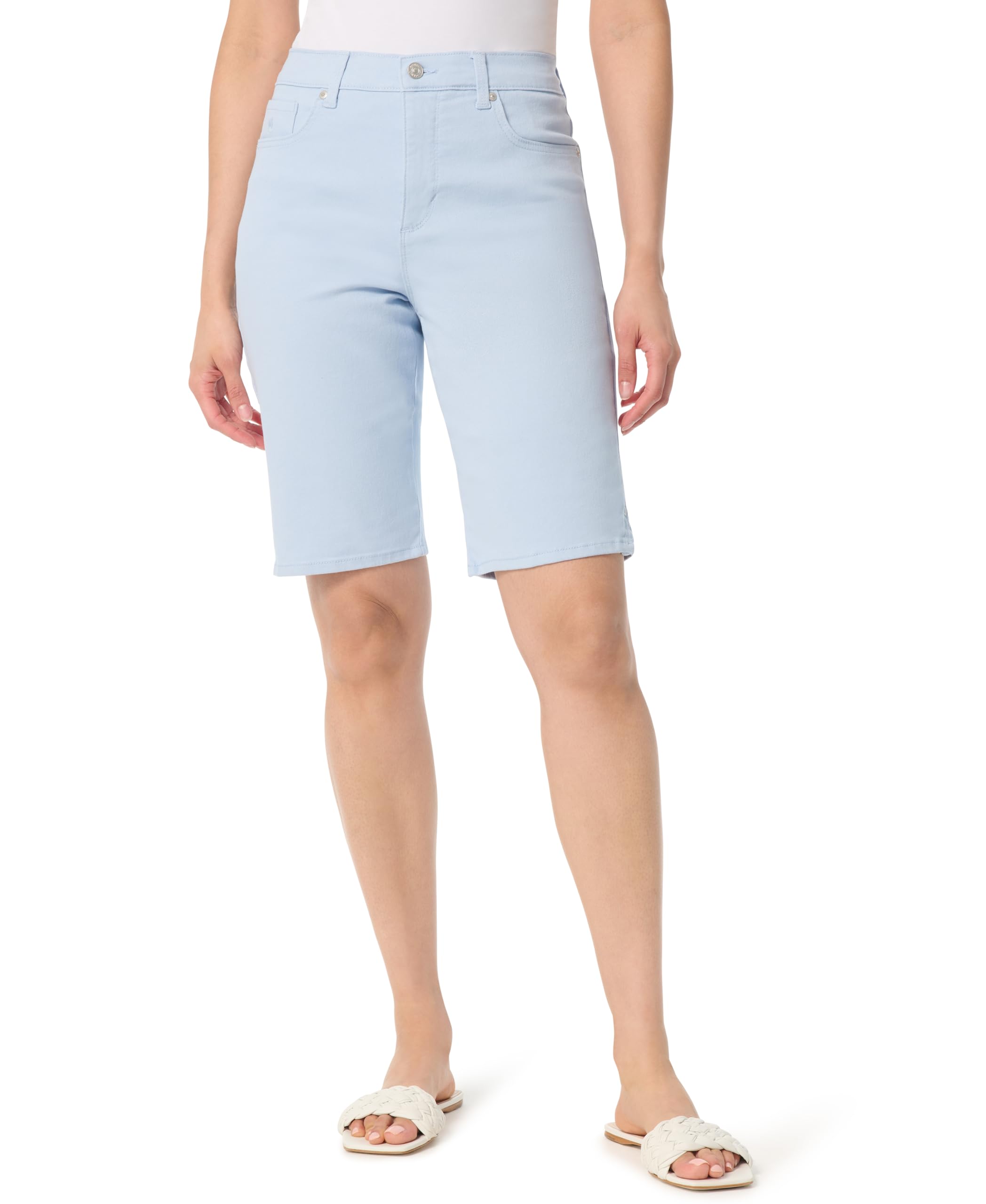 Gloria Vanderbilt Women's Amanda Bermuda High Rise Short Standard