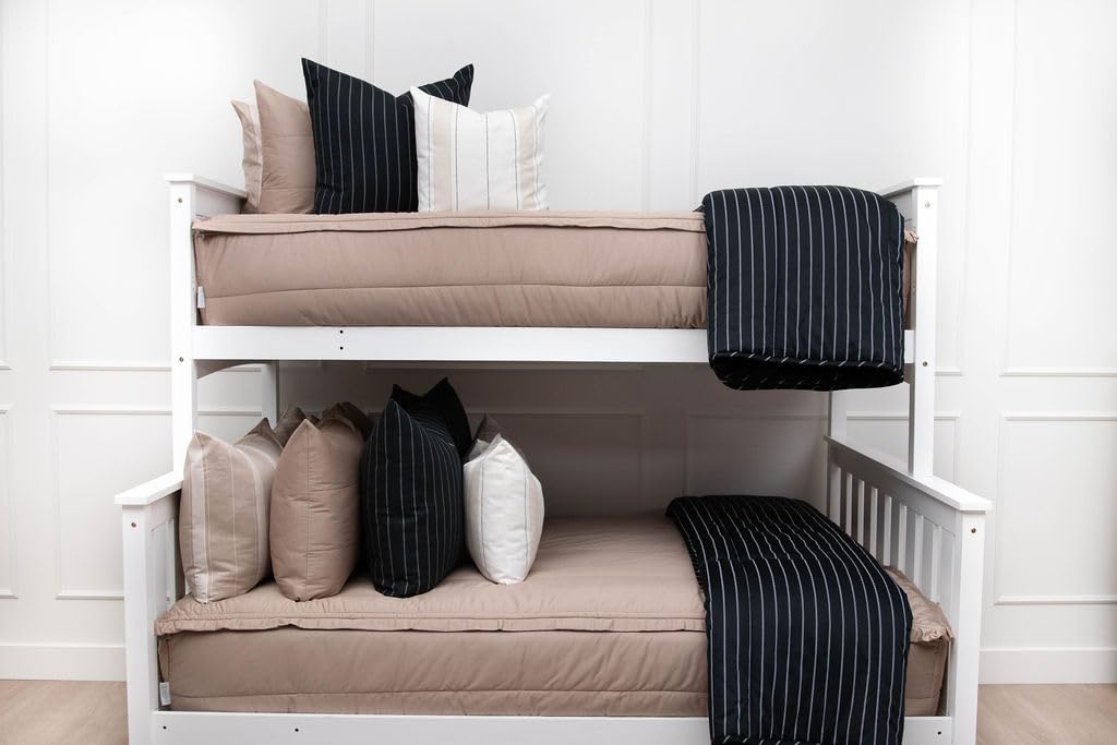 Beddy's Navy Blue All-in-One Zipper Bedding Set - Minky Lined - Twin | Smooth-Glide Zippers, Durable Construction, Easy To Make & Wash, 100% Cotton Exterior, Includes Pillowcase & Sham