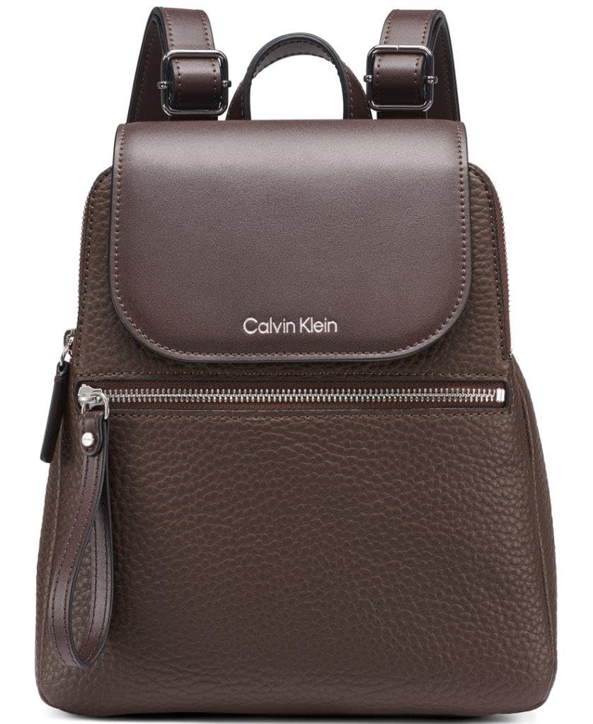 Calvin Klein Elaine Bubble Lamb Novelty Key Item Flap Backpack