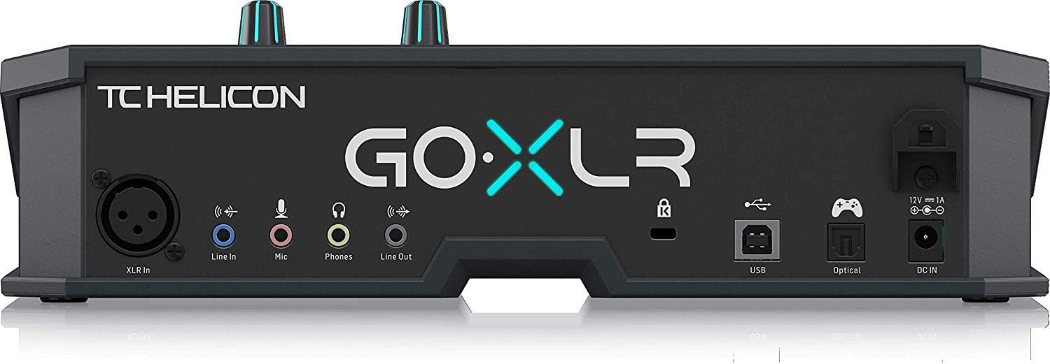 TC-Helicon GoXLR Revolutionary Online Broadcaster Platform with 4-Channel Mixer, Motorized Faders, Sound Board and Vocal Effects, Officially Supported on Windows