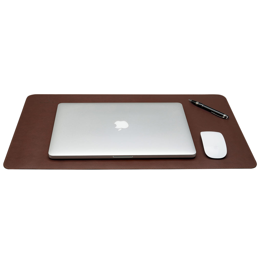 Gallaway Leather Desk Mat,Desk Writing Pad - Office Desk Pad, Medium 24" x 14" Black, Desk Mats on Top of Desks, Gift Ready Elegant Computer Desk Mat Desk Cover Desk Pad Protector PU Leather