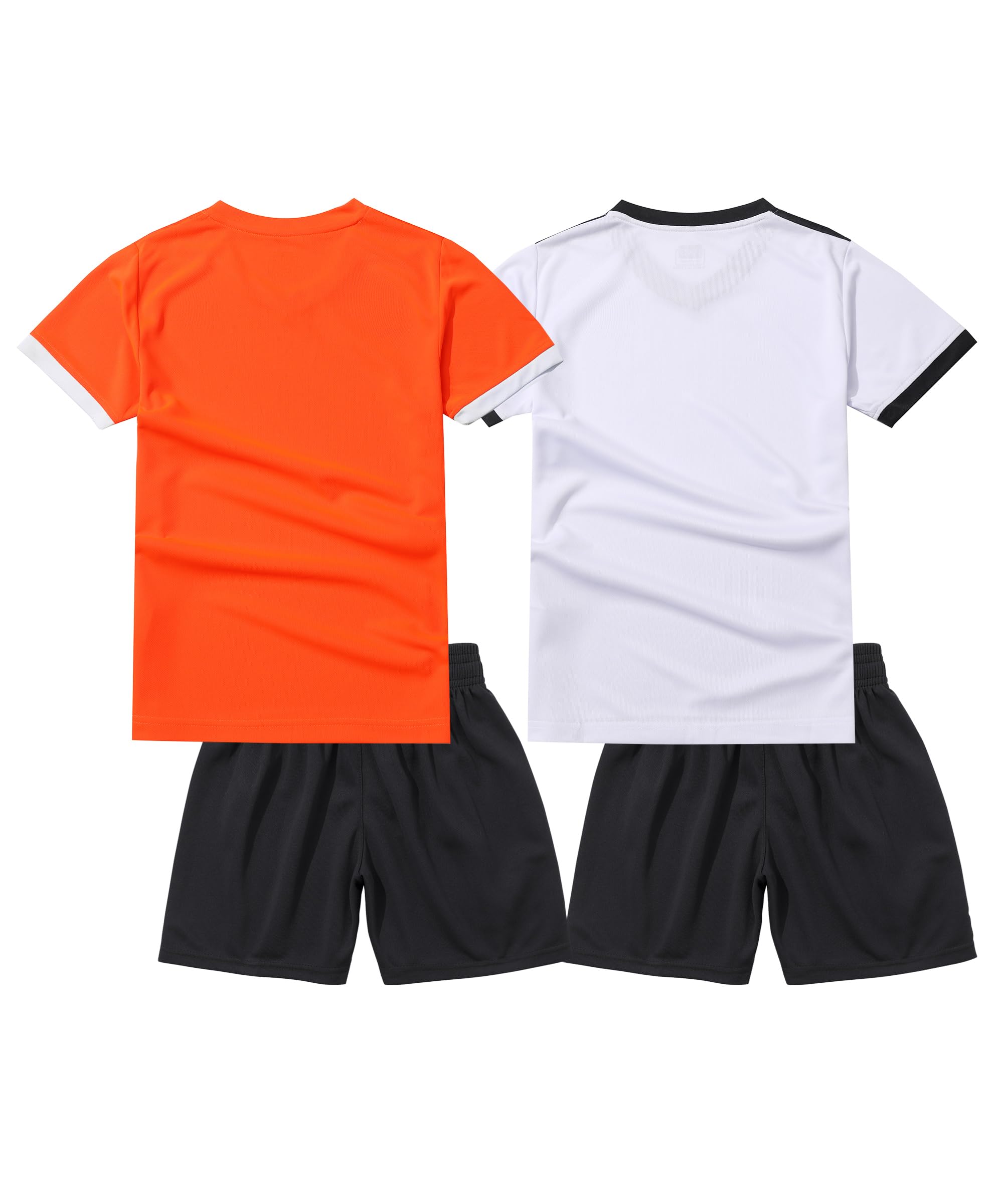 M2C Boys 2-Pack Jersey Soccer Knit Set Sport Team Uniform Shirt and Shorts