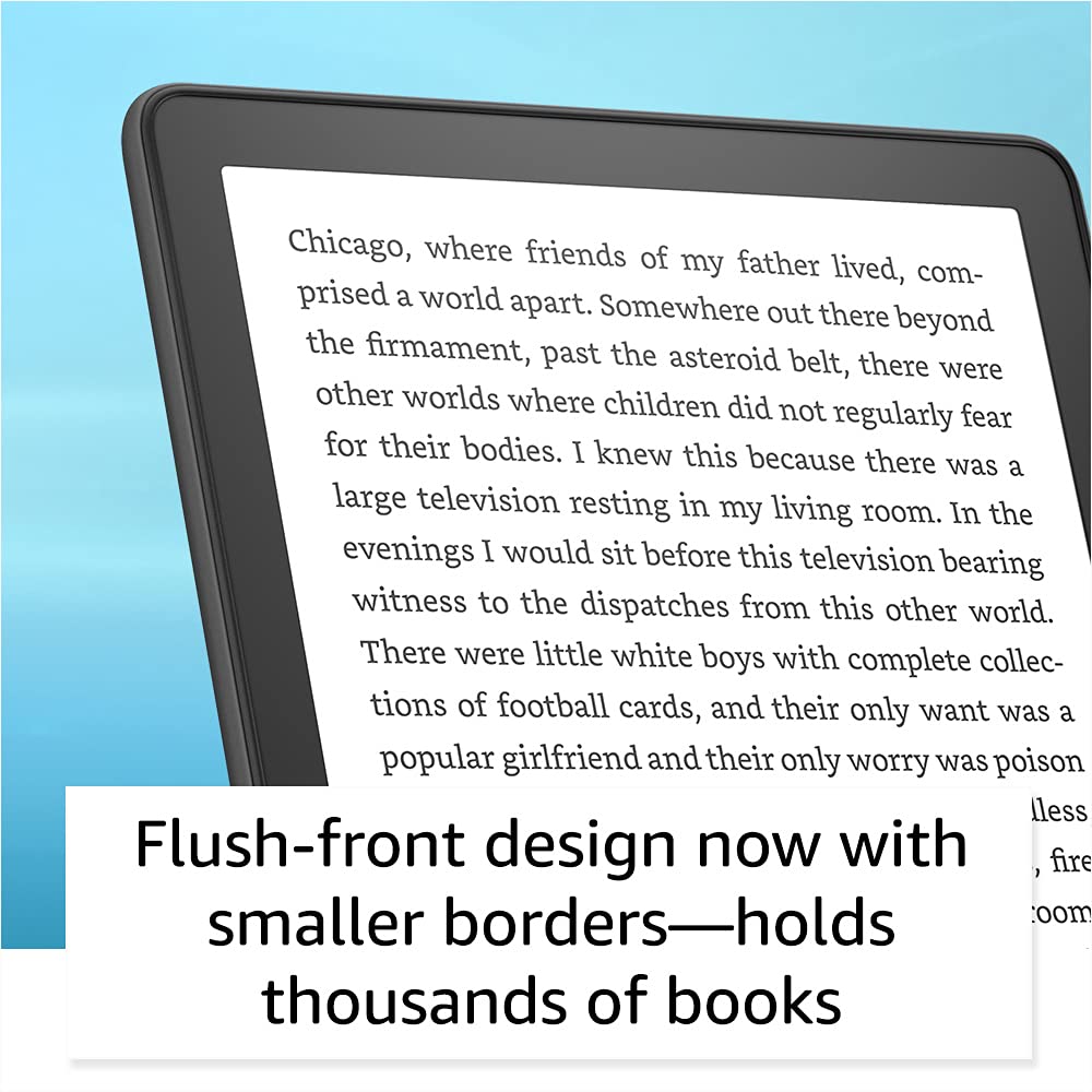 Amazon Kindle Paperwhite (8 GB) – Now with a larger display, adjustable warm light, increased battery life, and faster page turns – Black