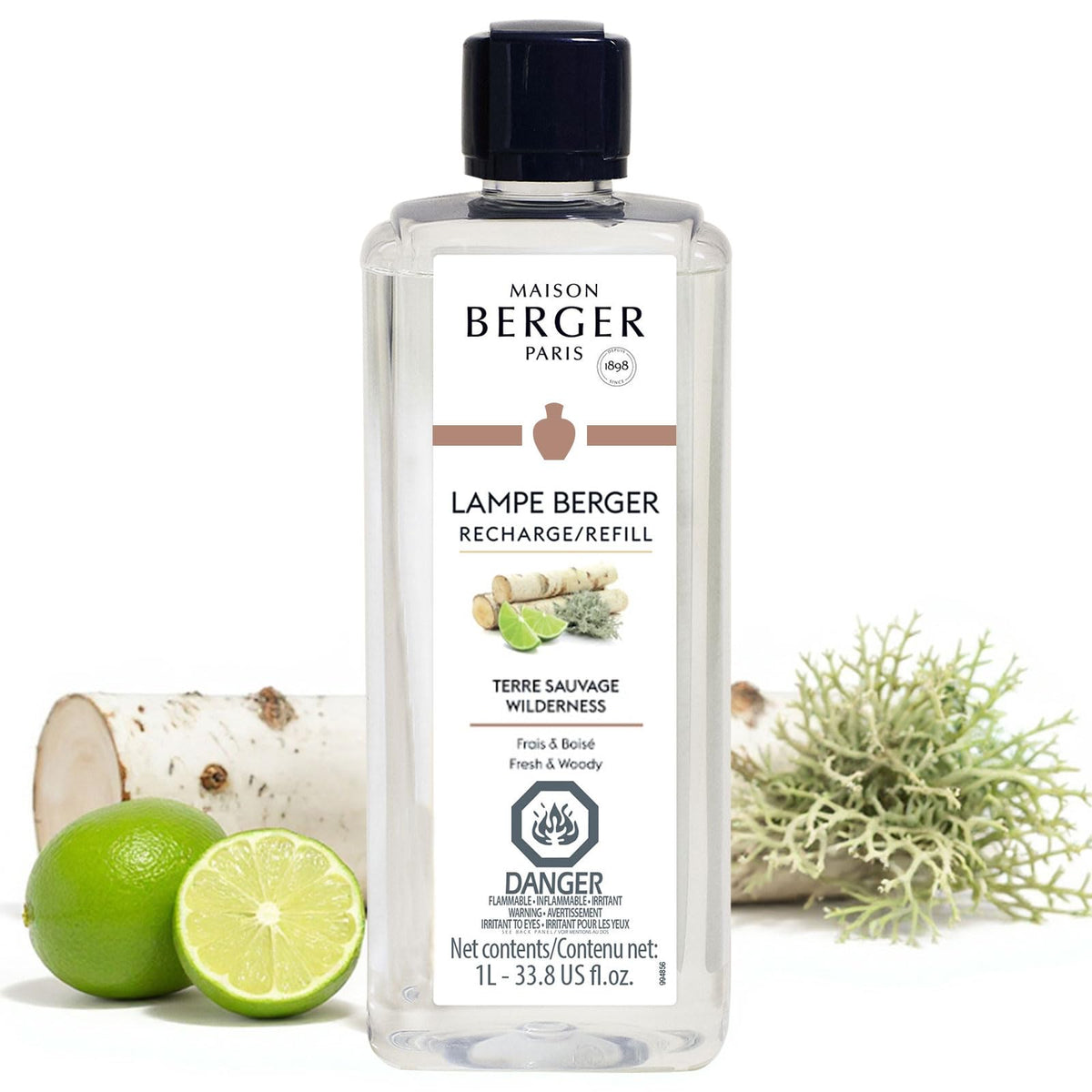 MAISON BERGER Lampe Berger Refill, 1 L, Agaves Garden | Catalytic Lamp Fragrance Refill, Helps Neutralize Odors, ~160 h Fragrance Diffusion, Made in France