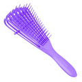 Detangling Brush for Afro America/African Hair Textured 3a to 4c Kinky Wavy/Curly/Coily/Wet/Dry/Oil/Thick/Long, Knots Detangler Scalp Massage Comb Hair Detangler for Women (1 pc, Purple)