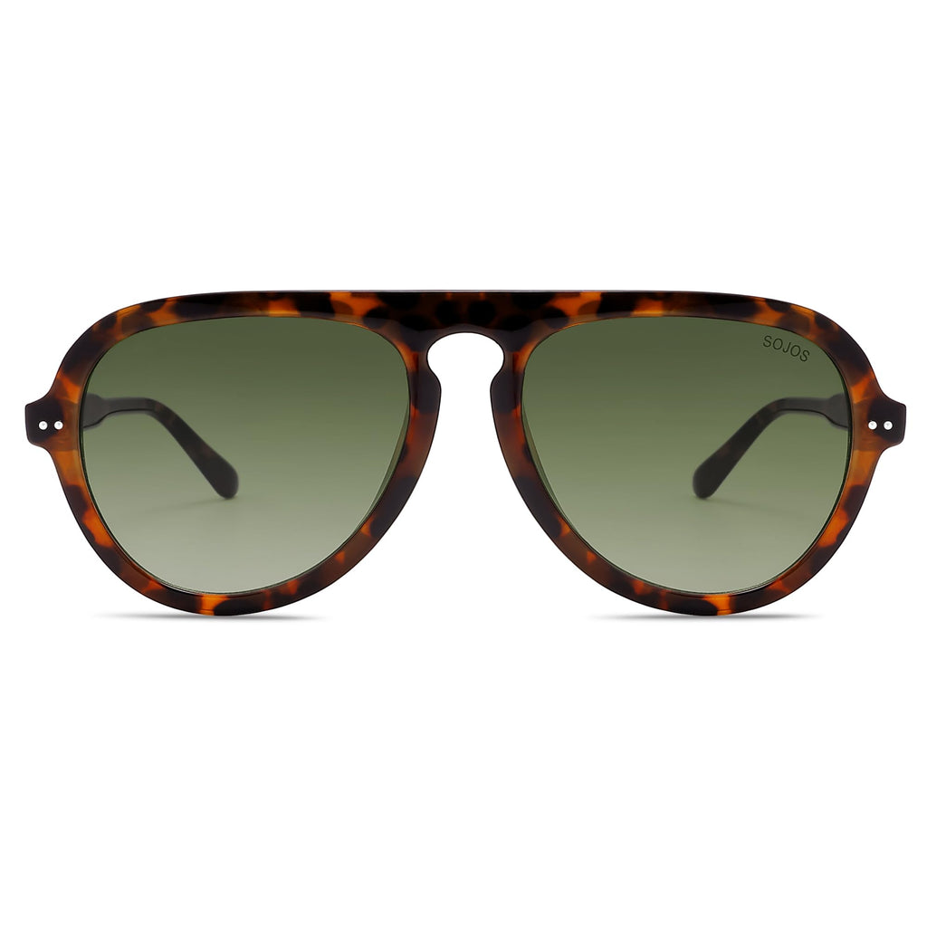 SOJOS Retro Aviator Sunglasses Womens Mens Vintage Plastic Frame Shades Lentes De Sol Para Mujer SJ2255