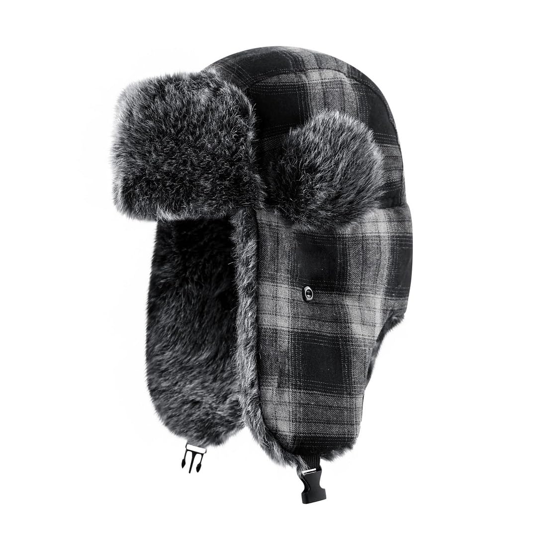 ASWER Trapper Warm Russian Trooper Hat Winter Skiing Cap Women Men Windproof