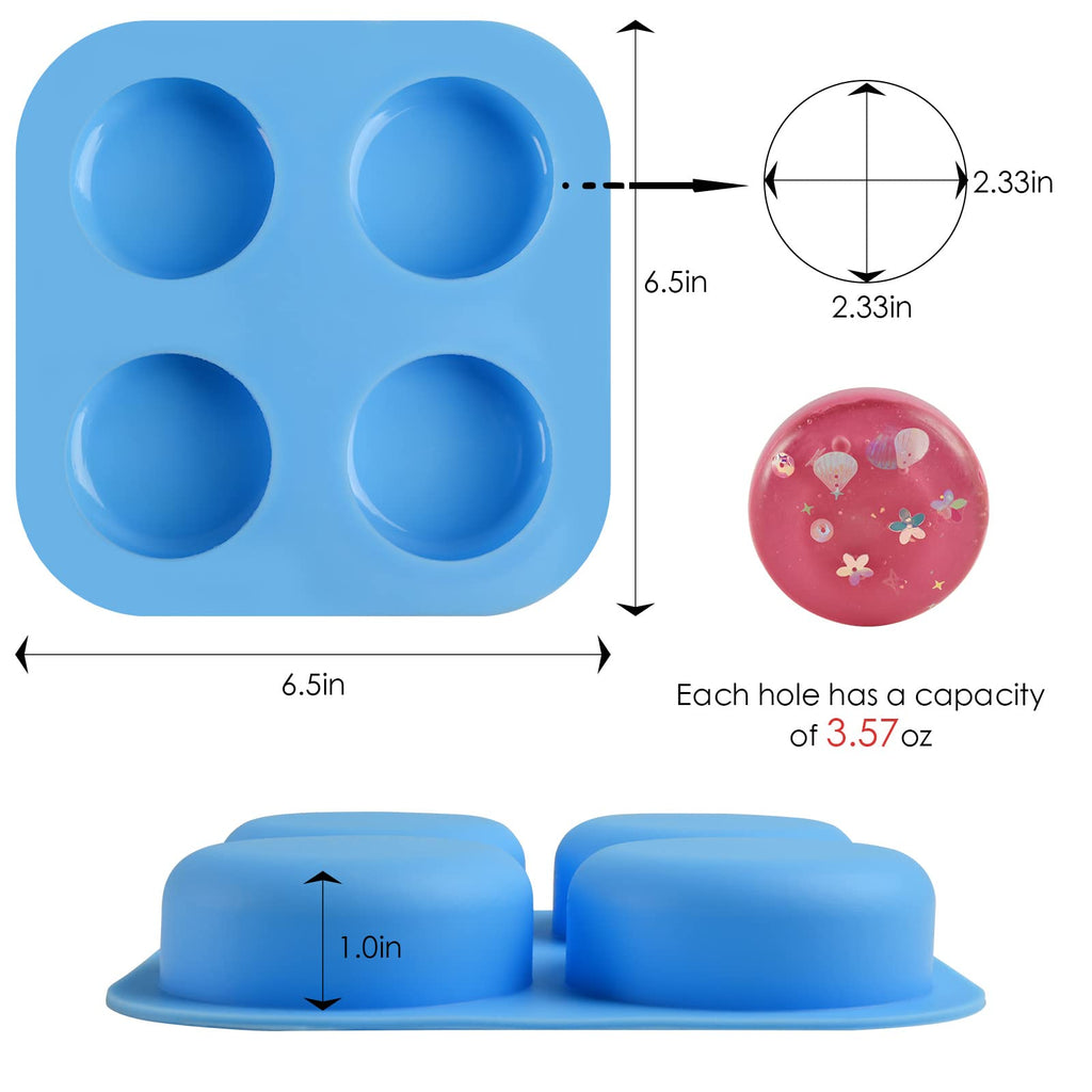 Sakolla 2 Pack Insect Silicone Soap Molds, 6-Cavity Dragonfly Butterfly Ladybug Shape Silicone Molds for Soap Making, DIY Baking Mold for Lotion Bars, Chocolate, Candy, Muffin, Biscuit, Cookie Pans
