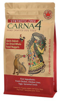CARNA4 Air Dried Dog Food, Chicken Recipe, Quick Baked Whole Food Nutrition with Sprouted Seeds, Natural Probiotics & Enzymes, No Synthetics - 3 Pound