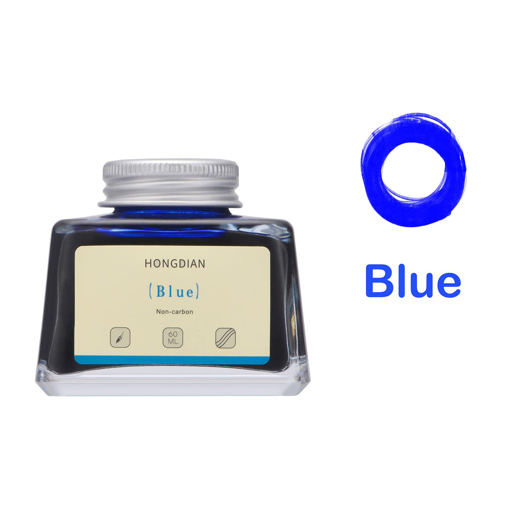 Asvine Hongdian Fountain Pen Bottled Ink Black, 60ml Fountain Pen Bottled Ink, Non Carbon