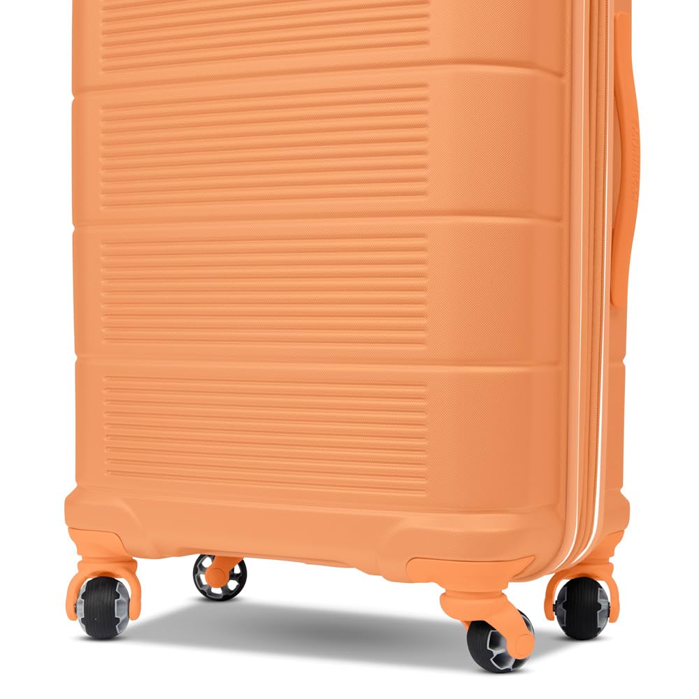 American Tourister Stratum 2.0 Expandable Hardside Luggage with Spinner Wheels, 2-Piece Set 20/28, Blue