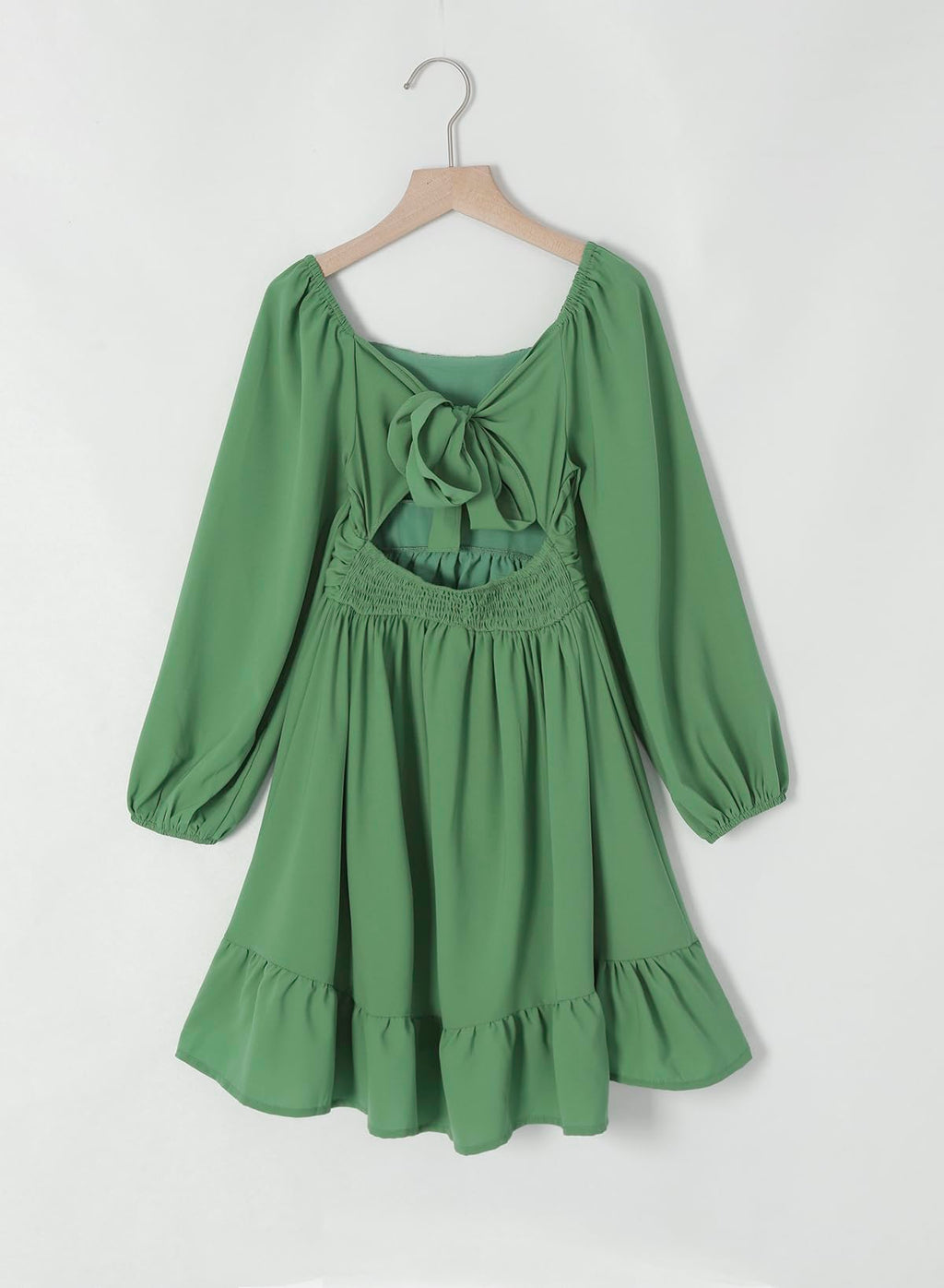 blibean Girls Fall Long Leeve Tie Back Dress Size 6-15 Years