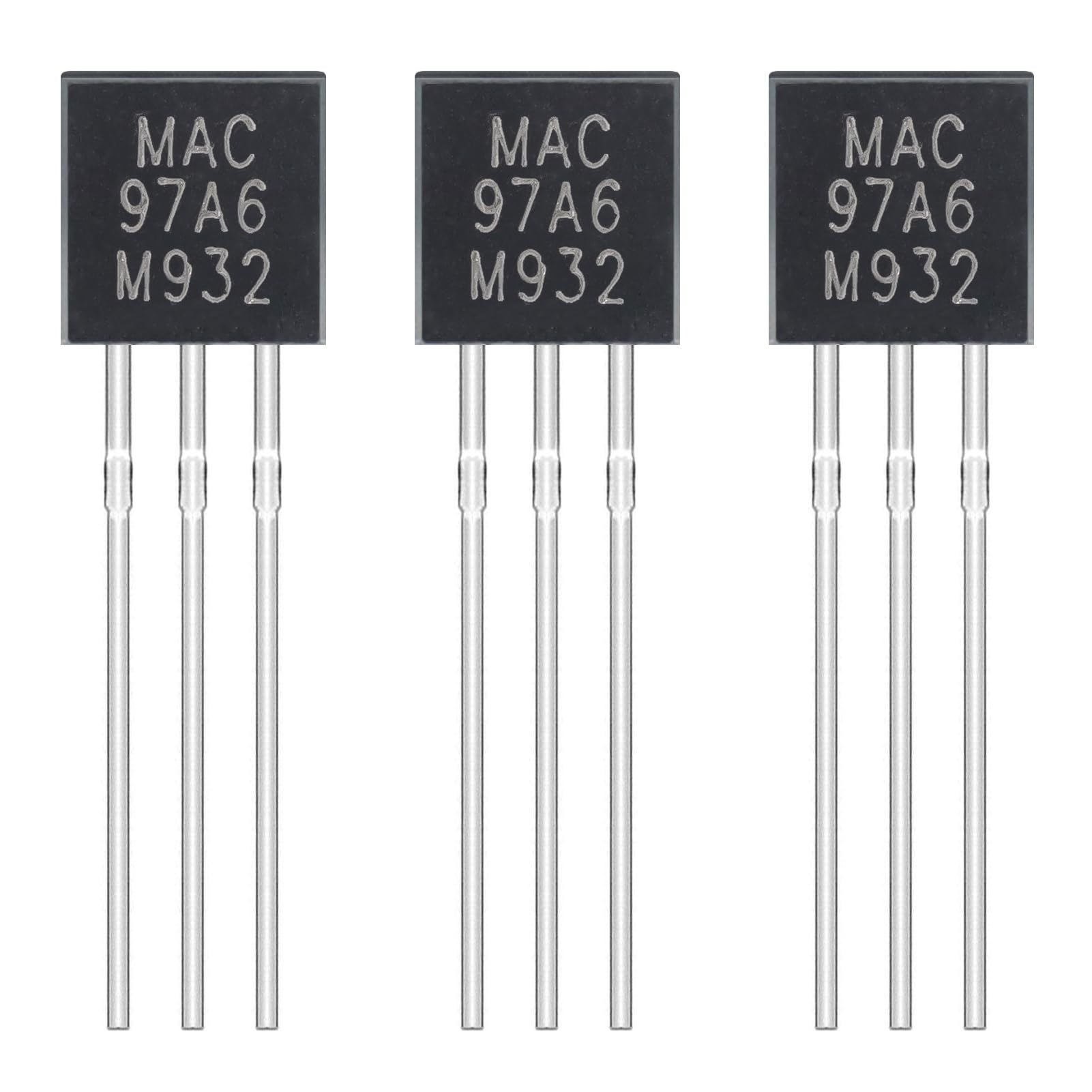2N2222 2N2222A Amplifier Transistors NPN Silicon Transistor TO-92 60V 800mA (Pack of 200pcs)