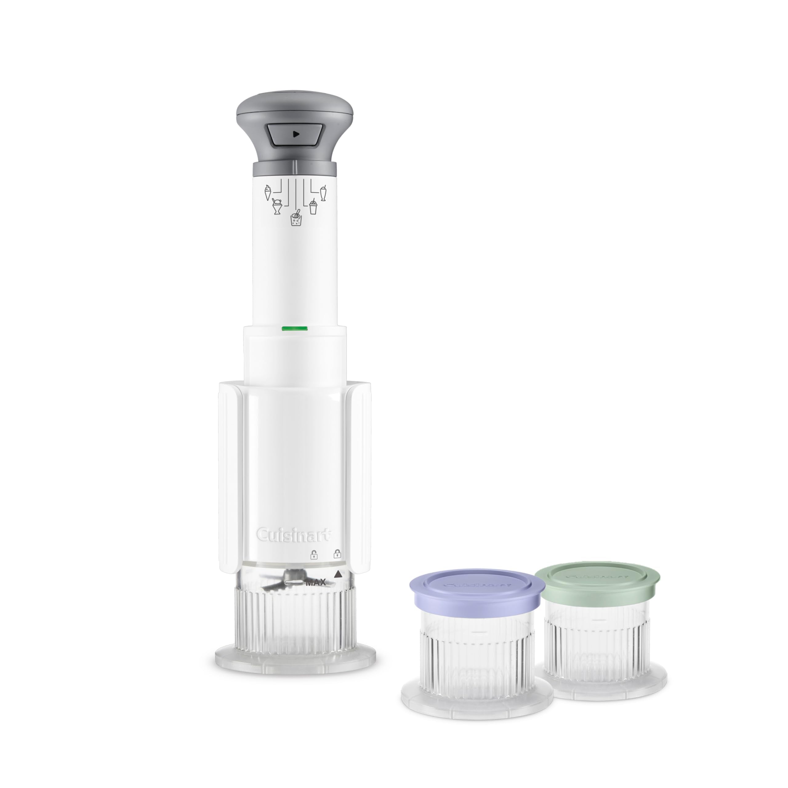 Cuisinart Ice Cream Maker Machine, 2-Quart Stainless Steel Frozen Yogurt, Gelato, Sorbet, Ready in 20 Minutes, LCD Screen and Timer (ICE-70C)