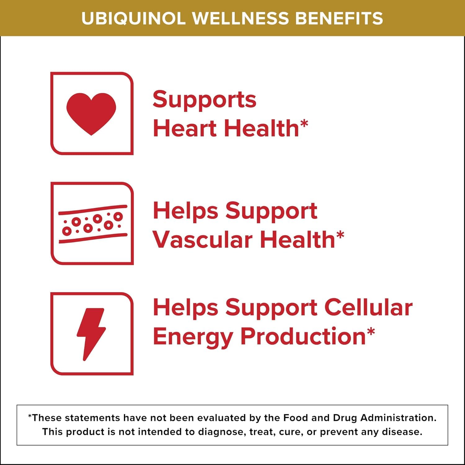 Qunol Ubiquinol CoQ10 100mg Softgels, Ubiquinol - Active Form of Coenzyme Q10, Antioxidant for Heart Health, Healthy Blood Pressure Levels, Beneficial to Statin Users, 60 Count