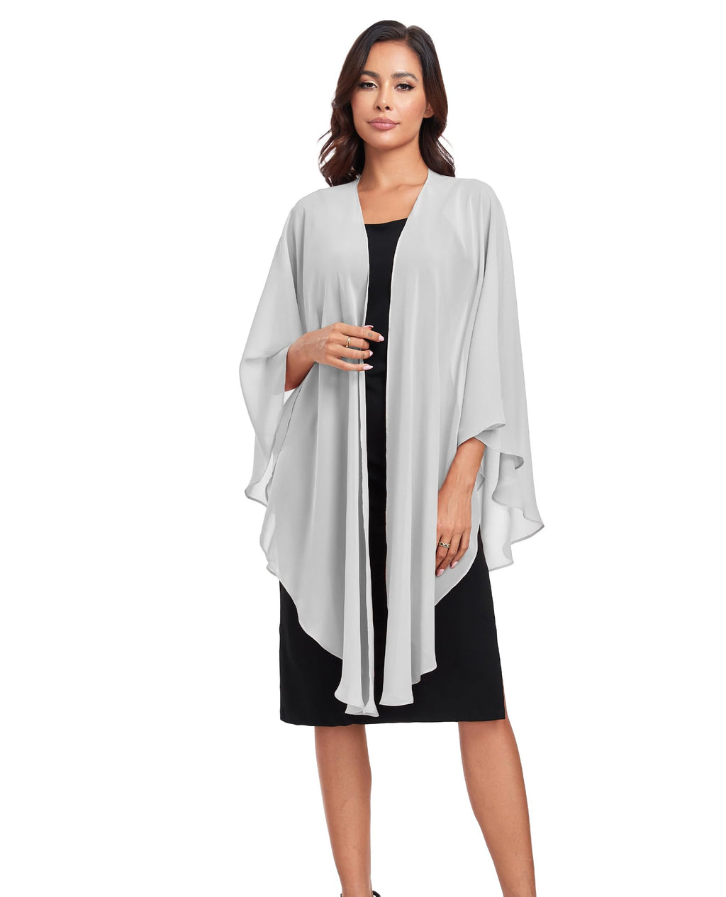 TONGFANTFL Shawls Wraps for Evening Wedding Party Chiffon Scarf Soft Bridal Wraps Wedding Guest Shawl Coverage