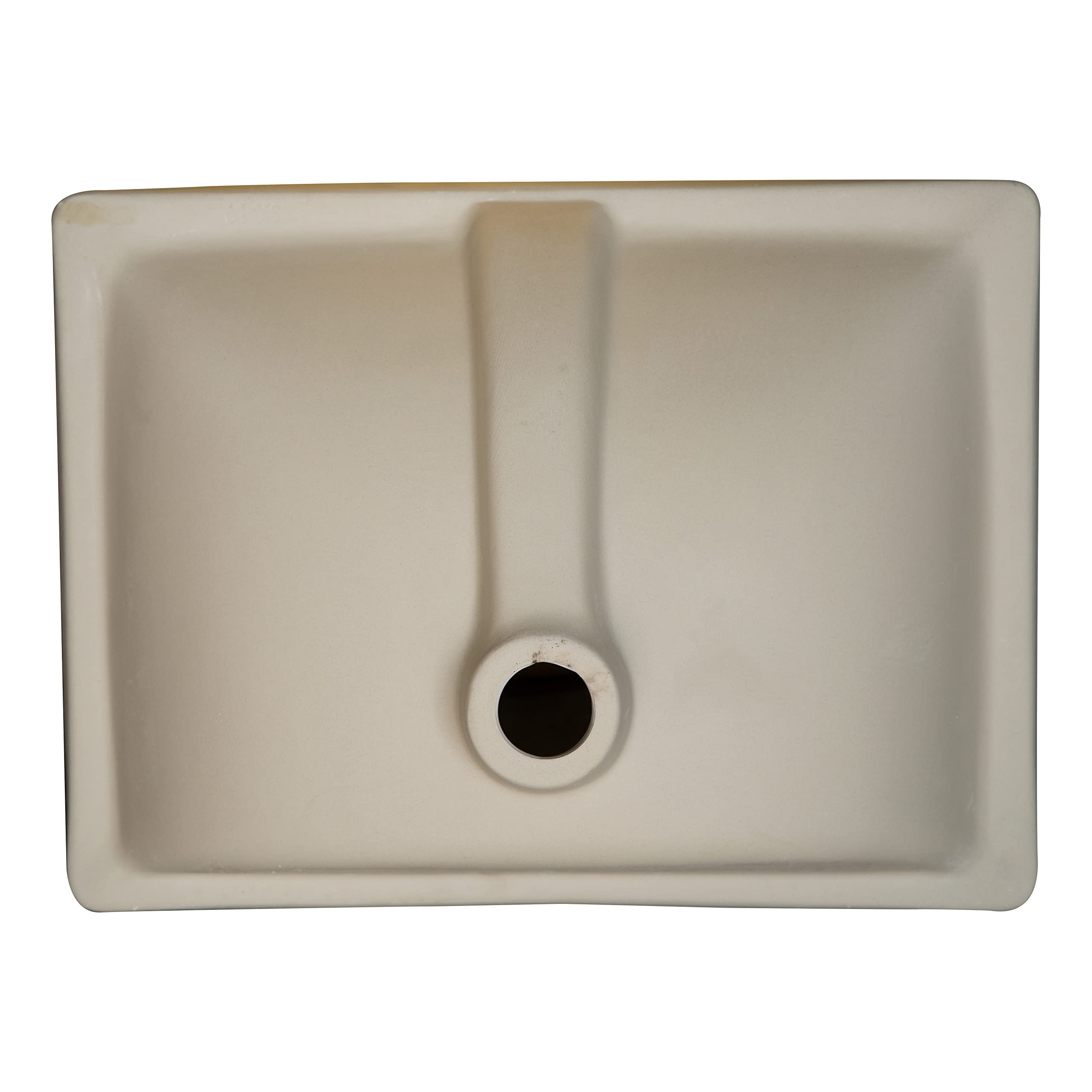 MSI 17.0” (L) x 14.125” (W) x 7.75” (H) Oval Porcelain Ceramic Undermount Bathroom Vanity Vessel Sink, White