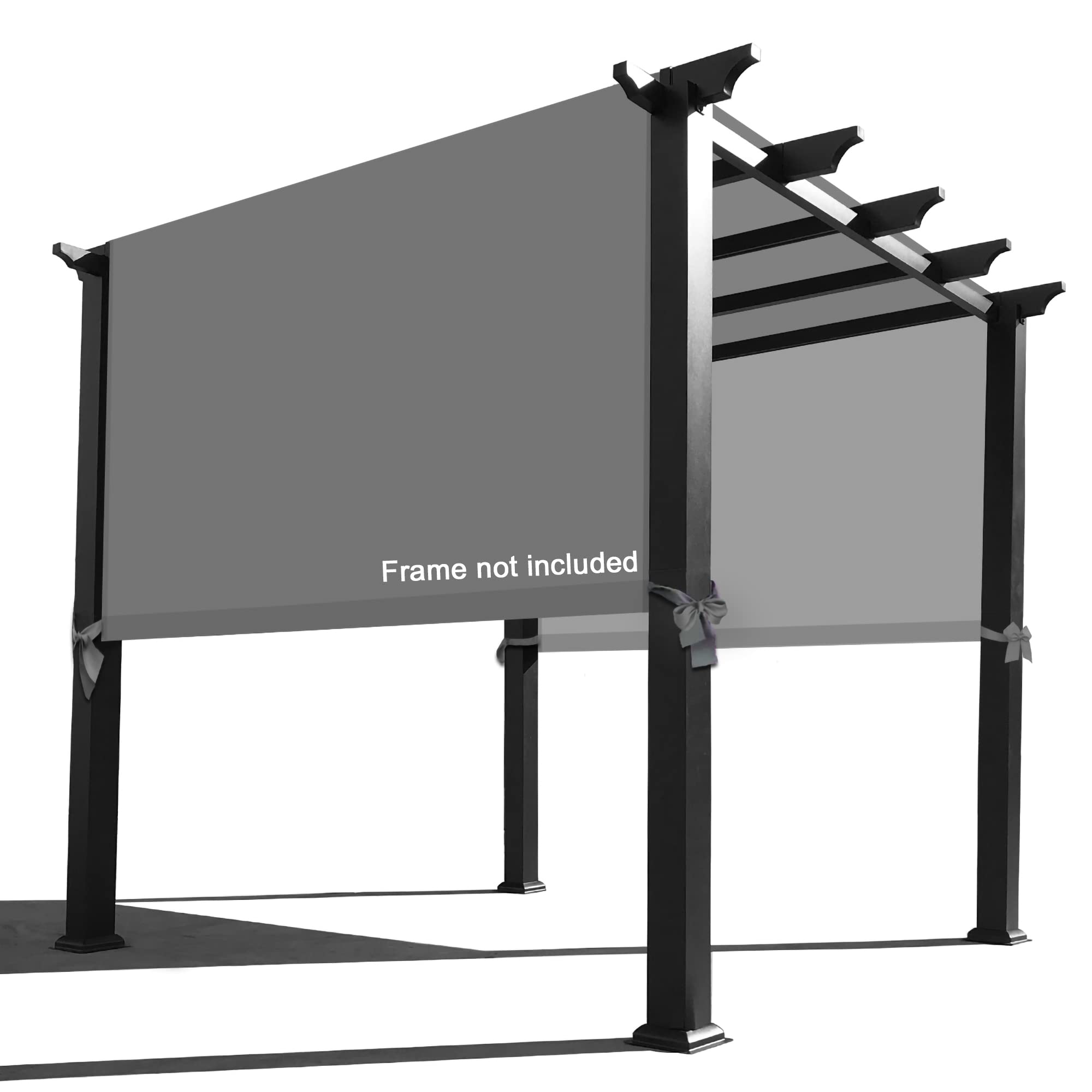 Alion Home Waterproof Pergola Cover - Universal Replacement Canopy (12' L x 8' W, Sand)