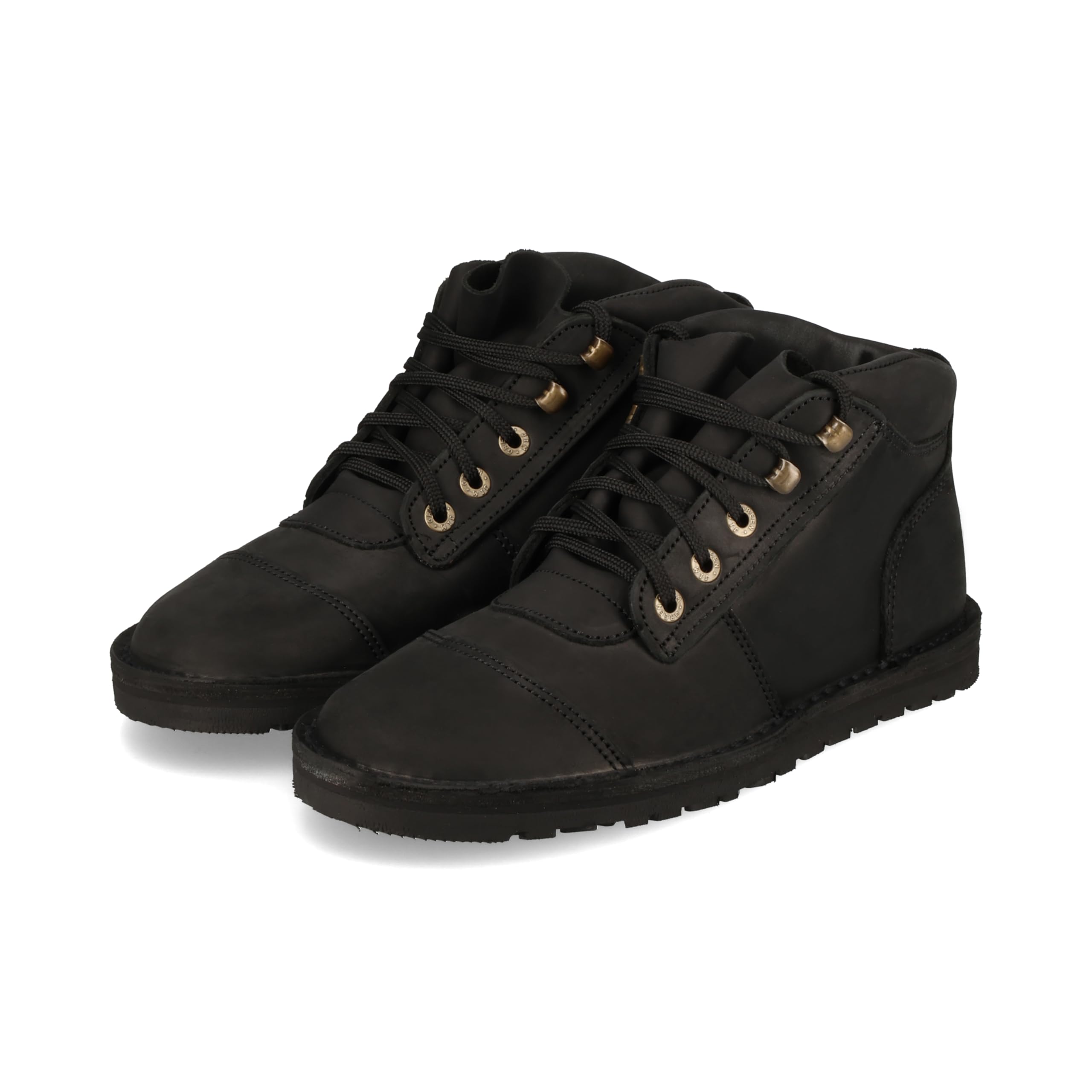 JIM GREEN Men's Barefoot African Ranger Boots Lace-Up Water Resistant Full Grain Leather Work or Hiking Boot
