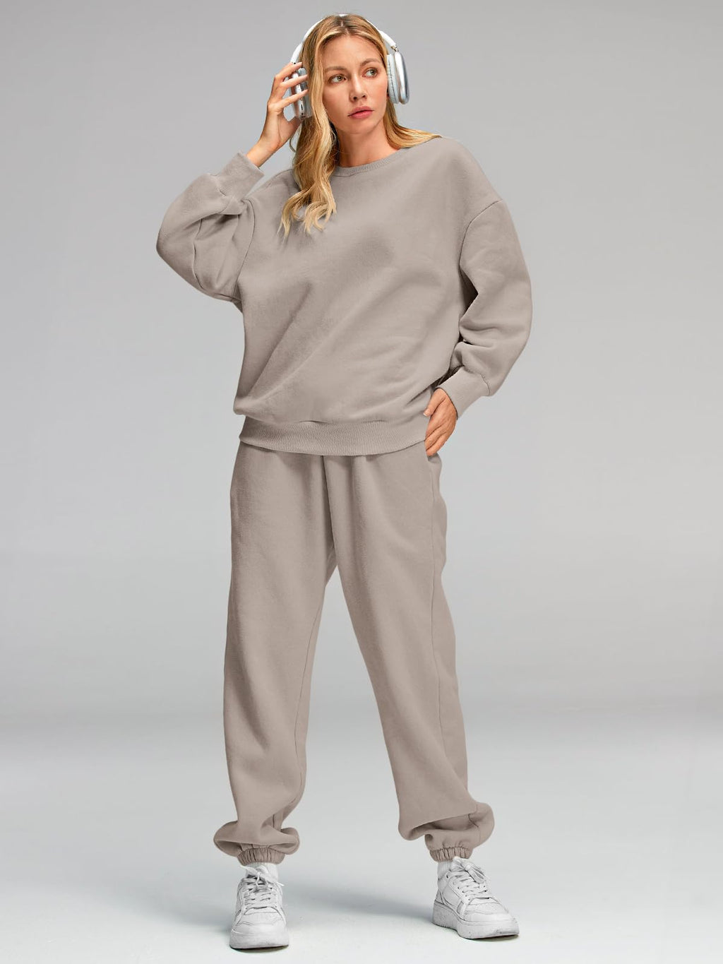 AUTOMET Womens 2 Piece Outfits Sweatsuit Lounge Sets Matching Sweat Set Pockets