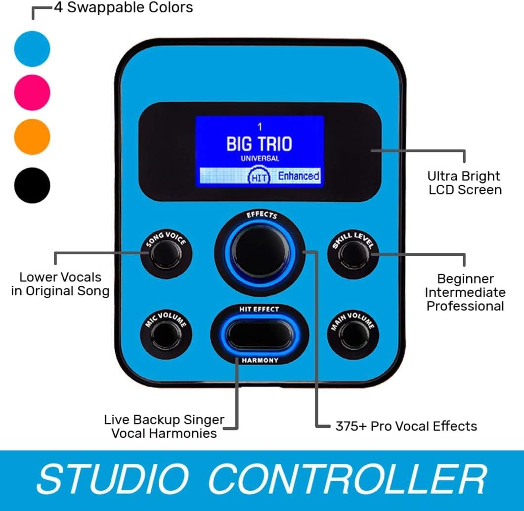 Singtrix Portable Karaoke Machine On Shark Tank, Kids & Adults, All-In-One Karaoke System, 350+Voice Effects & Autotuning, PA Speaker, Party Bundle, Karaoke Microphone, Use Free YouTube Karaoke Songs