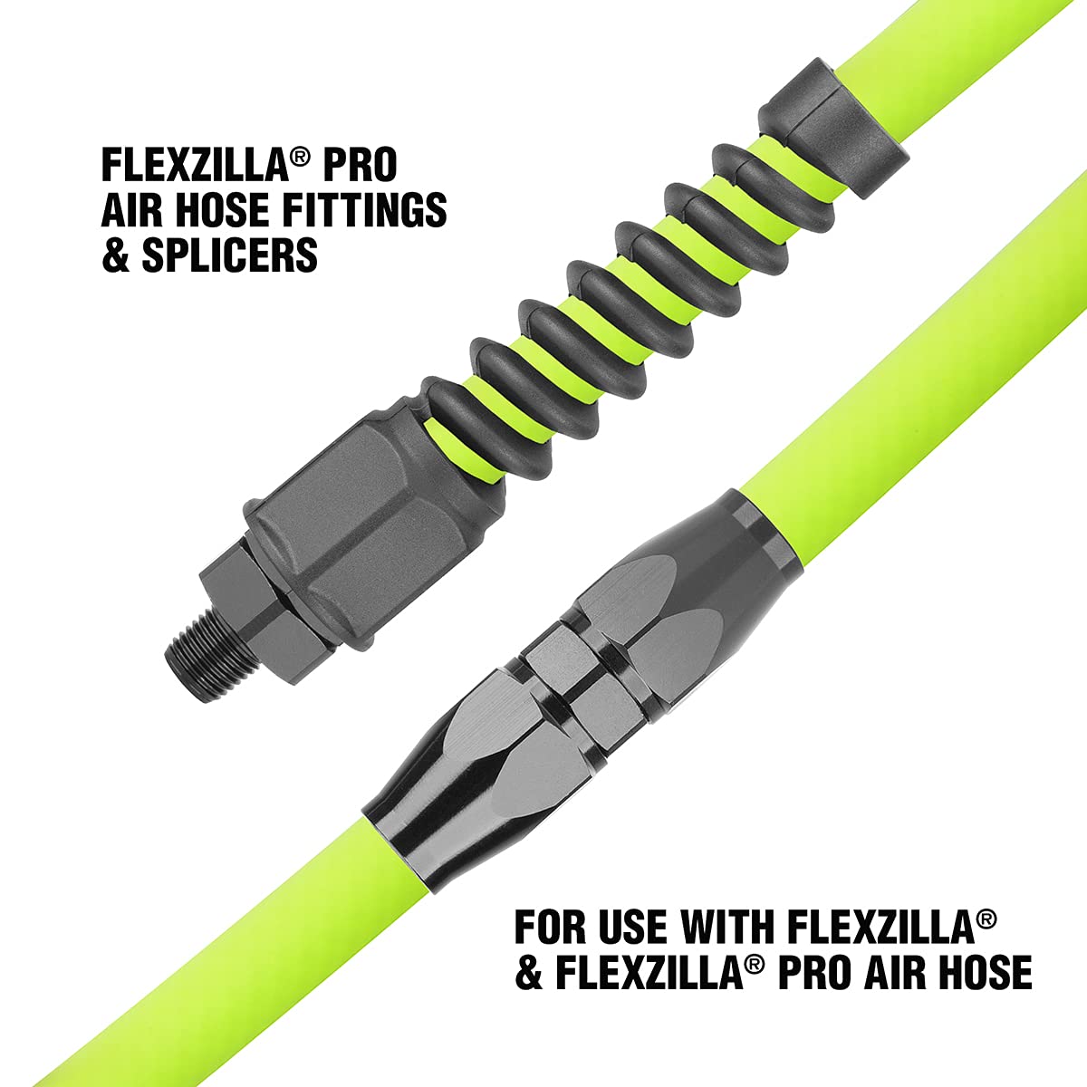 Flexzilla Pro Air Hose Reusable Fitting with Swivel, 1/2 in. - RP900500S