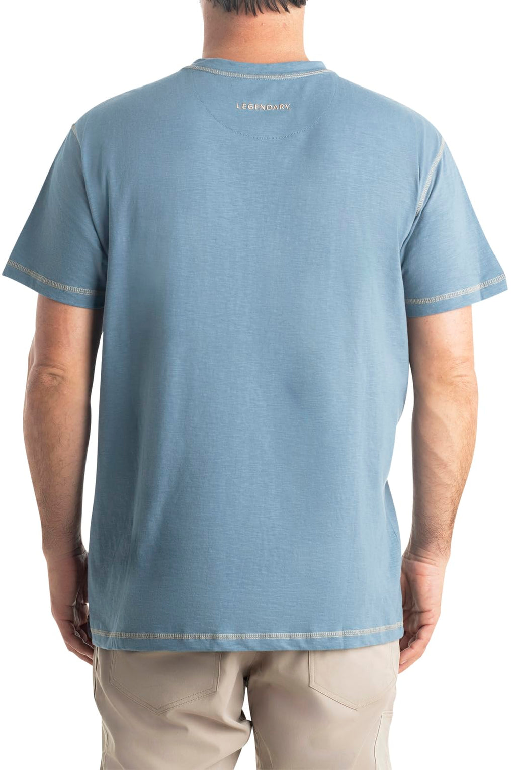 Legendary Whitetails Men's Henley Short Sleeve Casual Fit Shirt
