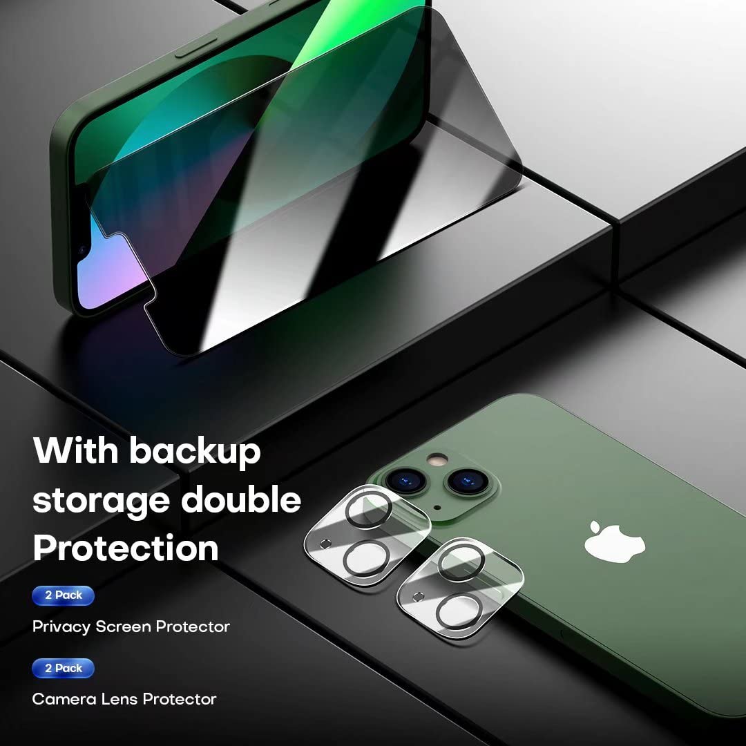TOCOL [3 Pack] Compatible for Google Pixel 6 5G 6.4'' Tempered Glass Screen Protector & Glass Camera Lens Protector, Case Friendly, Anti-Scratch [Alignment Tool] [Fingerprint Unlock]