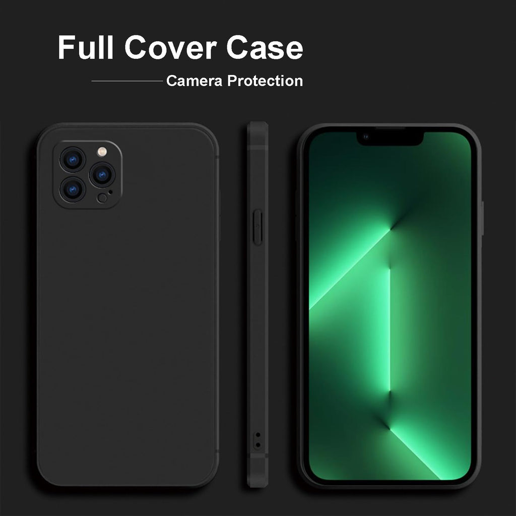 TENOC Phone Case Compatible with iPhone 11, Black Case Anti-Fingerprint Protective Bumper Matte Cover for 6.1 Inch