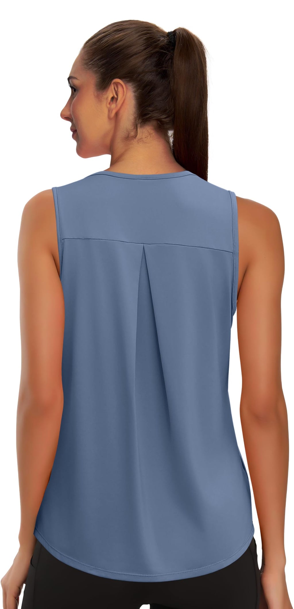 WIHOLL Workout Tops for Women Summer Athletic Tank Tops Sleeveless Shirts Beach Lightweight Gym Clothes