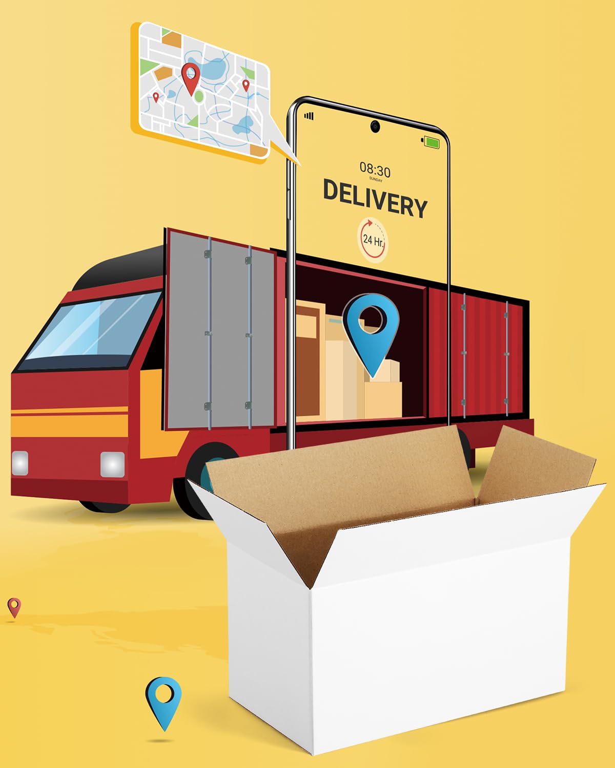 40-Pack-Small-Shipping-Boxes-6x4x4, Corrugated-Cardboard-Boxes-for-Packaging-Small-Business, Brown-Boxes-Mailers