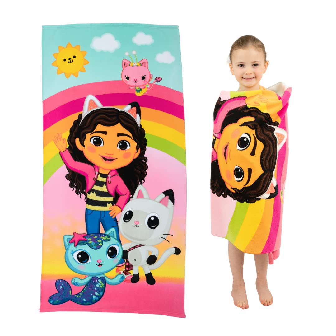 Barney Classic Kids Super Soft Cotton Bath/Pool/Beach Towel, 58 in x 28 in, (Offical Licensed Product) By Franco