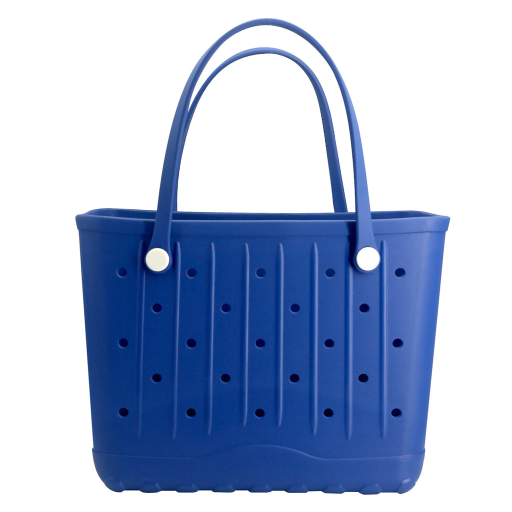Rubber Beach Bag EVA Waterproof Tote Bags Washable Sand-proof Travel Handbags for Pool Boat Groceries Work Sports