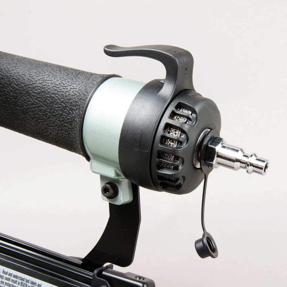 Metabo HPT Pro Pin Nailer Kit, Pro-Preferred Pneumatic Power Nailers, Carpentry Tool for Fine Trim, Molding, and Paneling, Built-in Silencer, Aluminium Magazine, 23 Gauge, 1/2″ to 2″ Pin Nails, NP50A