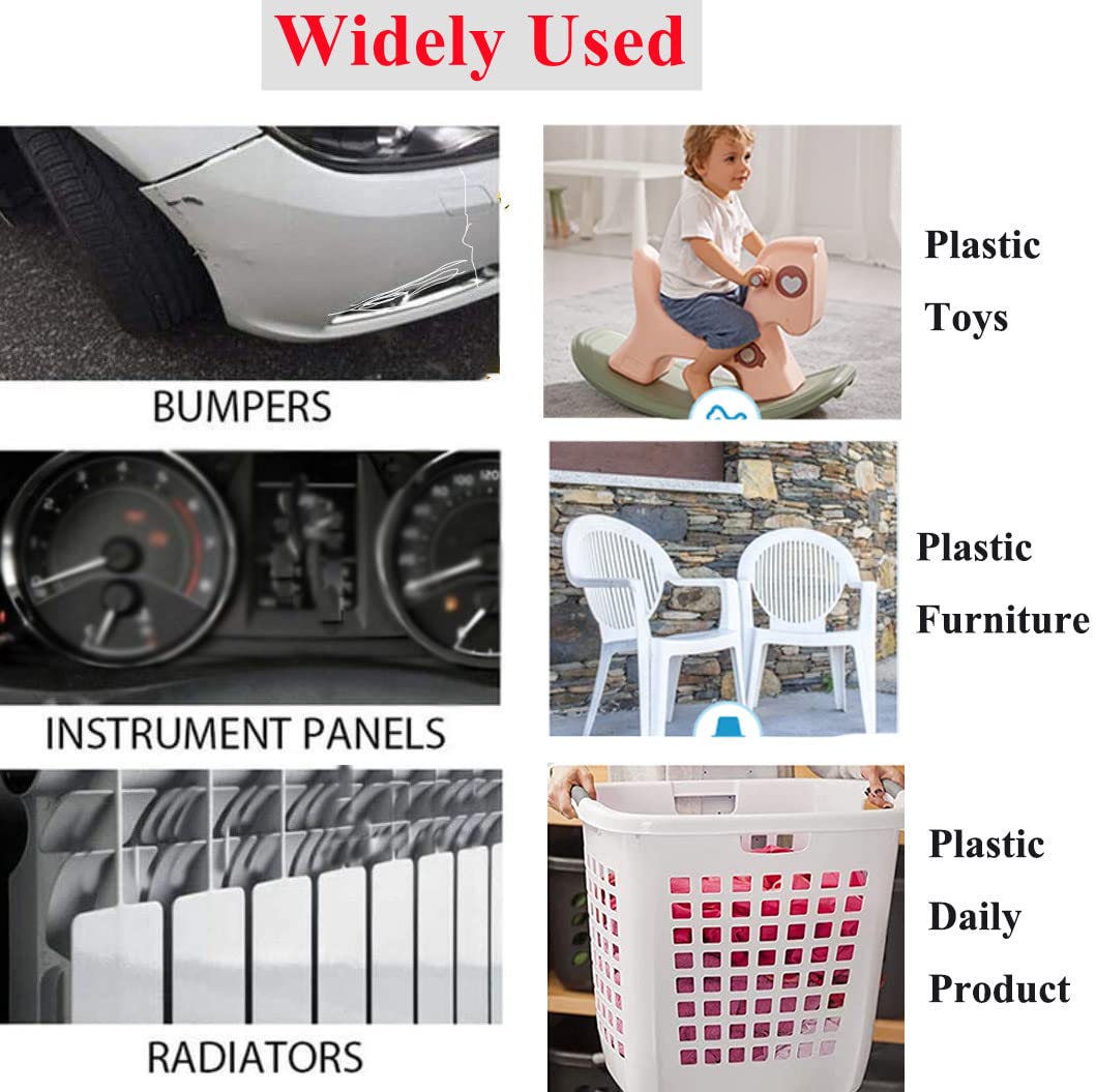 Upgraded 220W Plastic Welder, 2 in 1 Plastic Welding Repair Welder Kit 1000PCS Hot Stapler Soldering Gun with 100PCS Plastics Welding Rods Car Bumper Repair Kit for Most Plastics(Black)