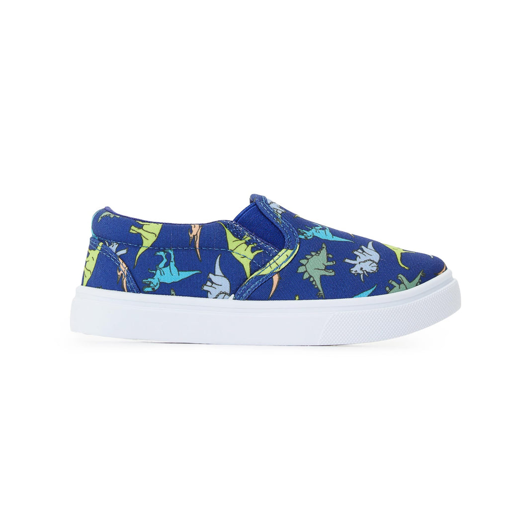 FabKids Kids Sneakers Boys Girls Canvas Shoes Slip On Low Top Footwear for Toddler Little Kid Big Kid