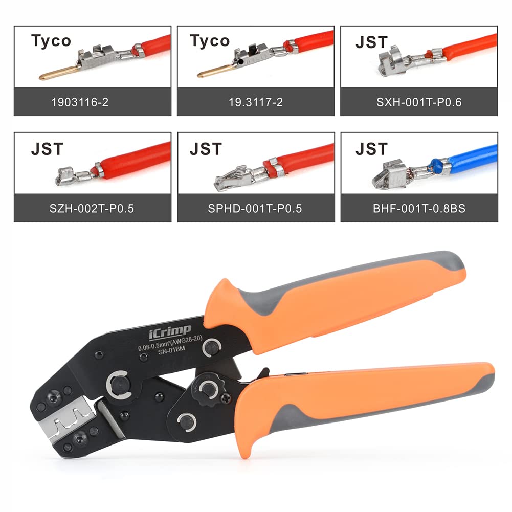 iCrimp IWS4 Solar PV Connector Crimping Tools for AWG14-10 (2.5/4/6mm²) Solar Panel PV Cable with Wire EDM Die